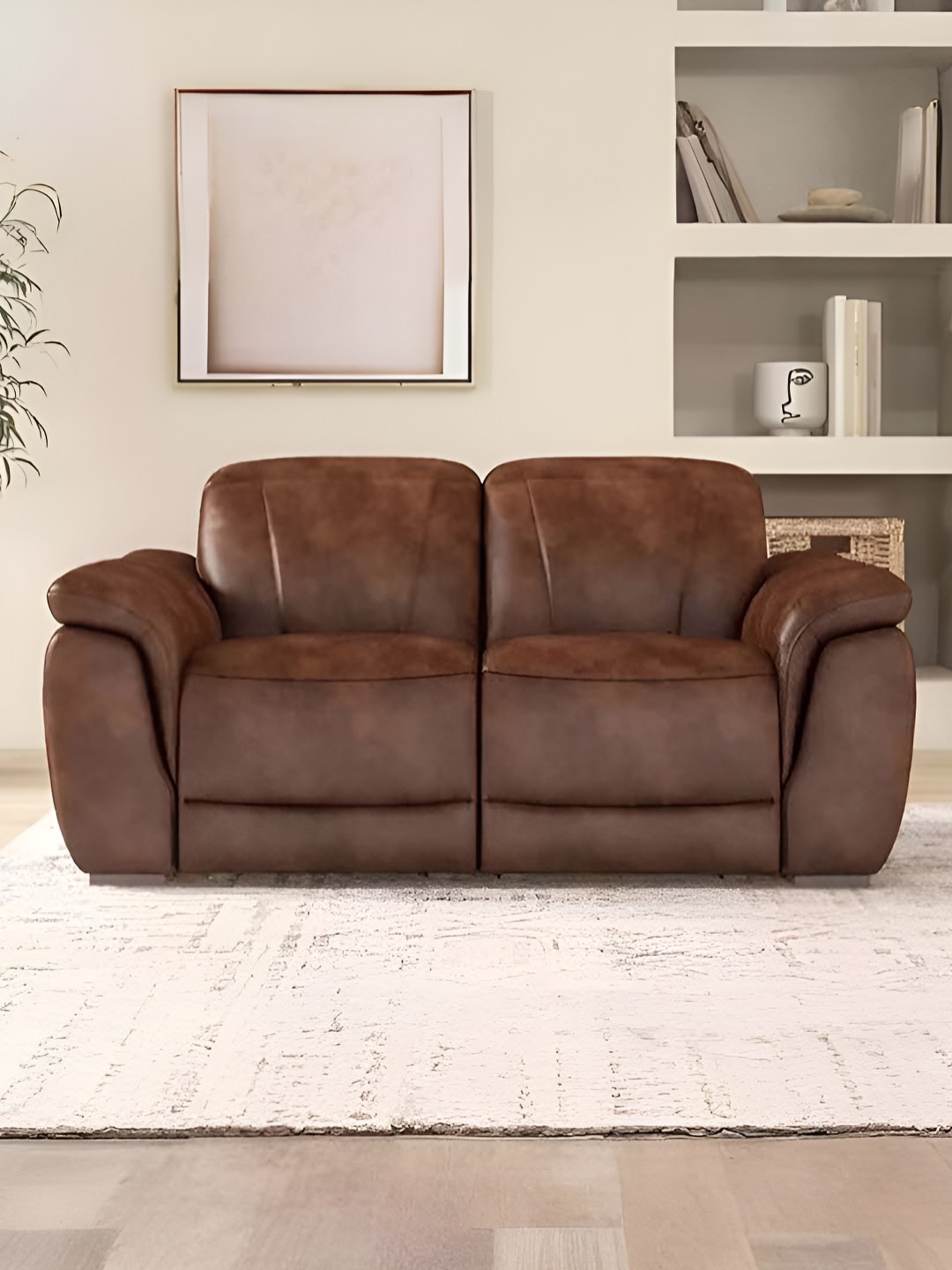 

Royaloak Brown Venice Italian Recliner Two Seater