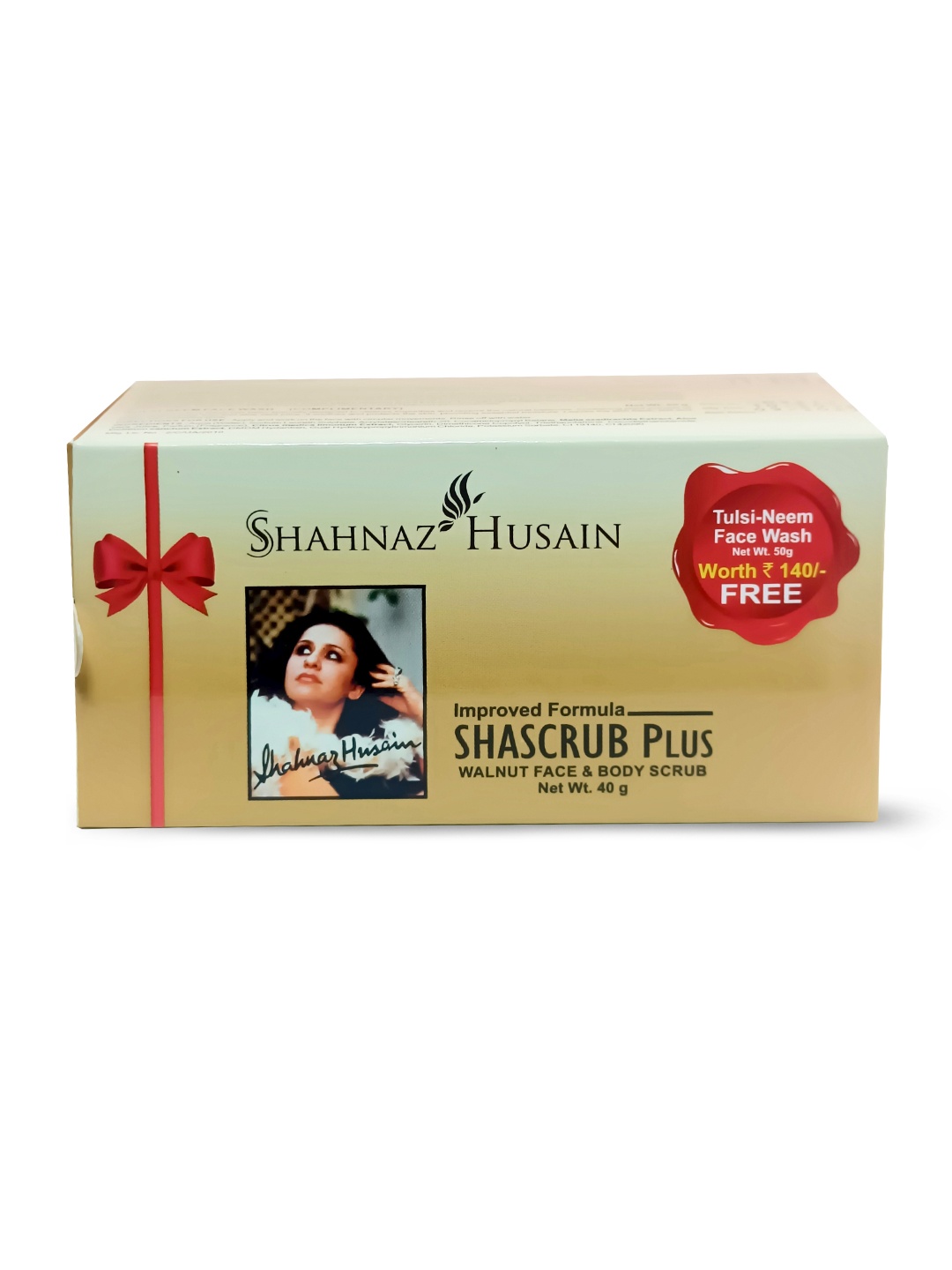 

Shahnaz Husain Shascrub Plus - 40 g With Tulsi Neem Face Wash - 50 g, Na