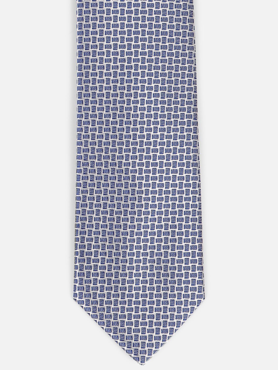

Louis Philippe Men Printed Broad Tie, Blue