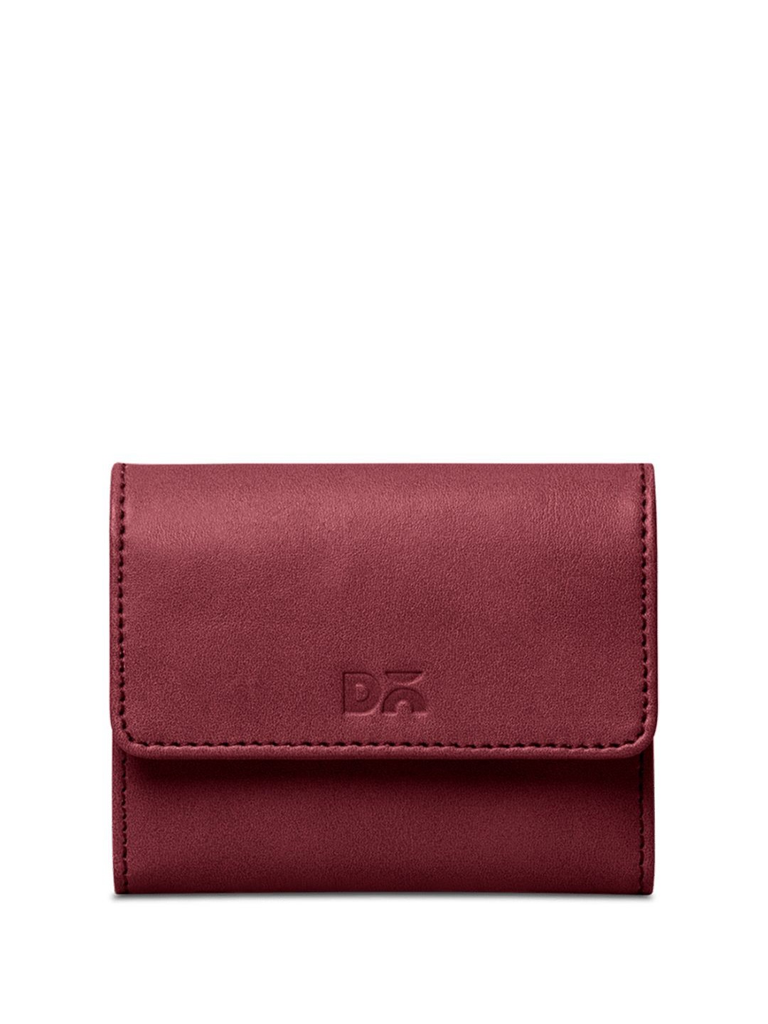 

DailyObjects Unisex Two Fold Wallet, Burgundy