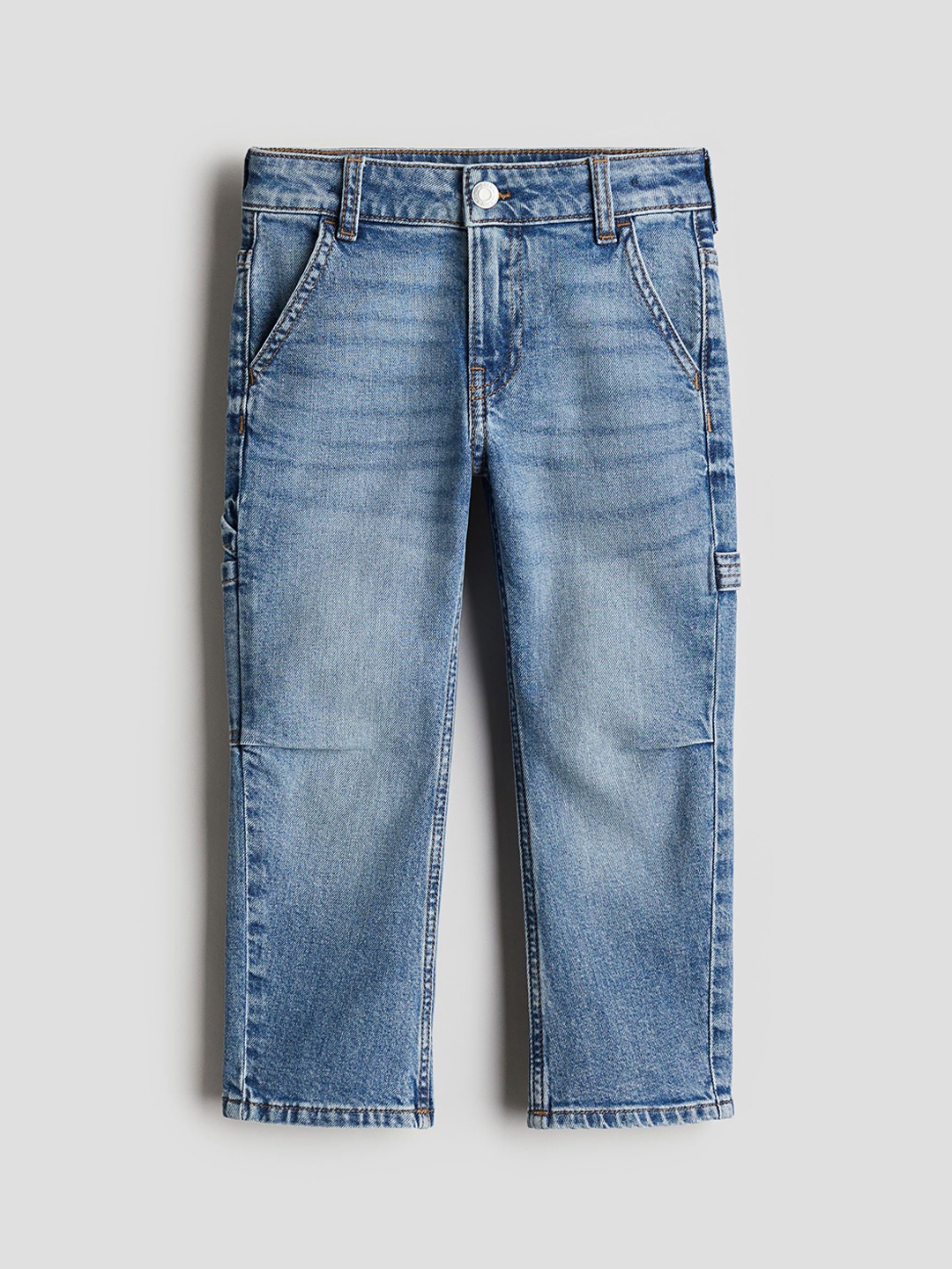 

H&M Boys Relaxed Fit Carpenter Jeans, Blue