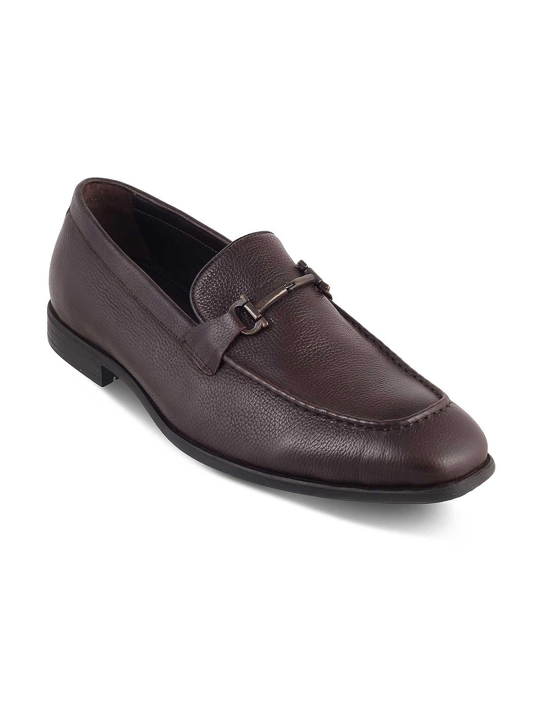 

Tresmode Men Leather Formal Loafers, Brown