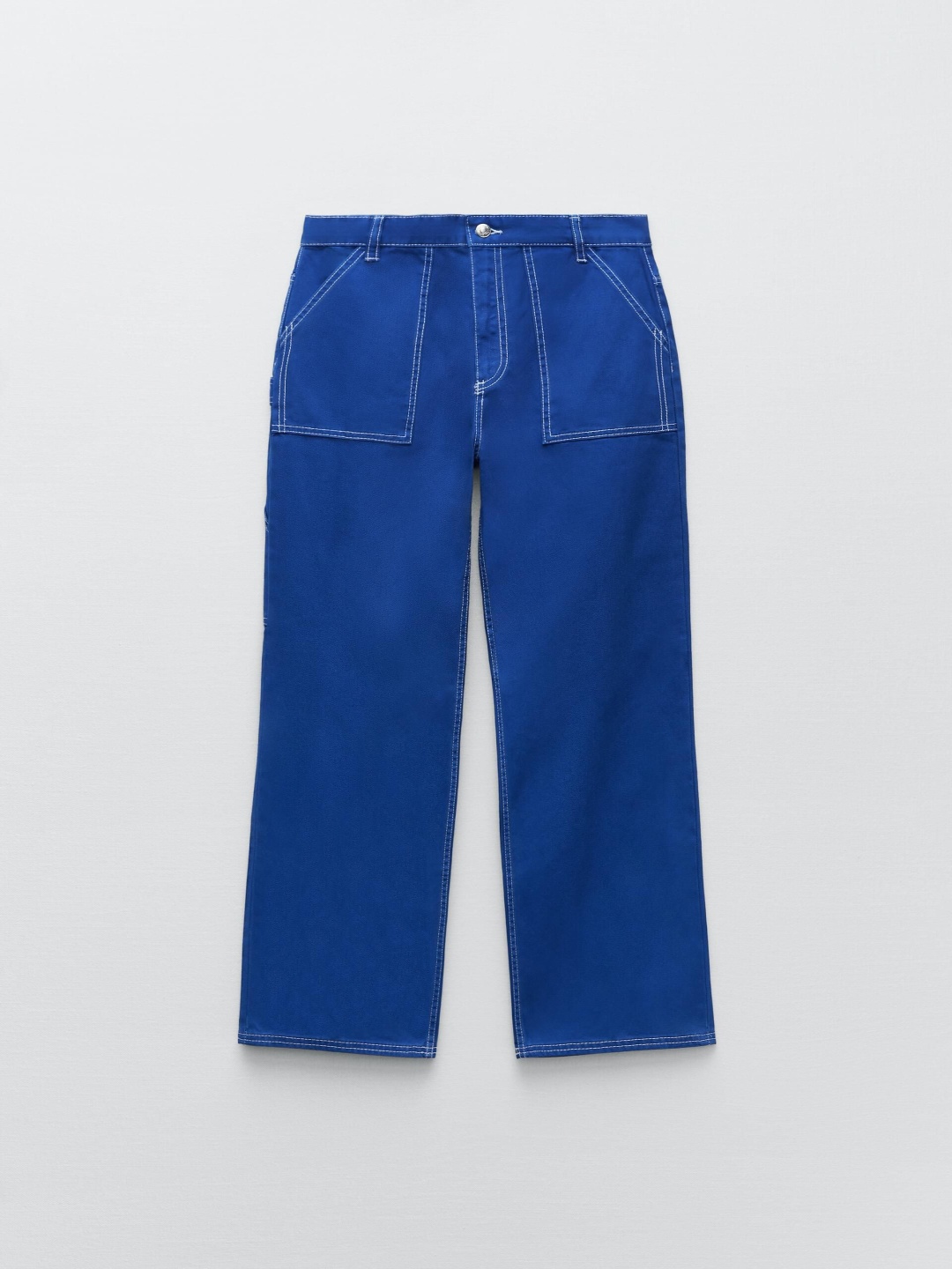 

ZARA Women Trousers, Blue