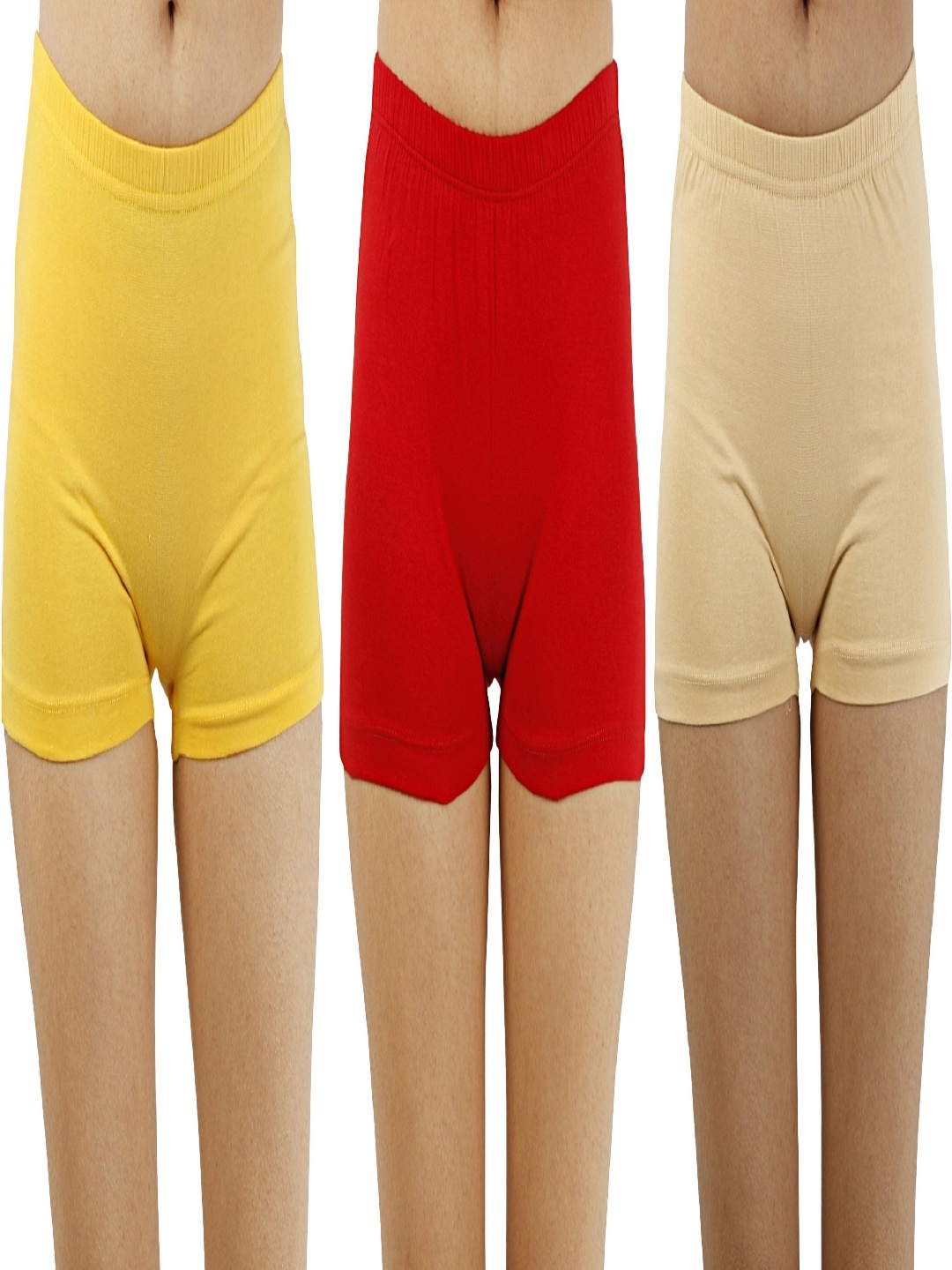 

Diving Deep Pack Of 3 Boy Shorts Briefs 3_6Full Pnty Pack of 3_M, Red