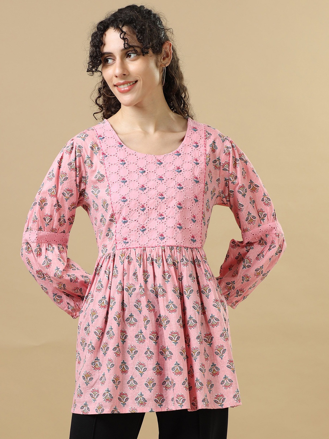 

Hassu's Printed Tunic, Pink