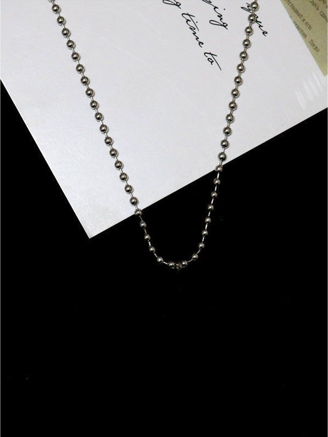 

StyleCast Silver-Toned Elegant Minimal Chain