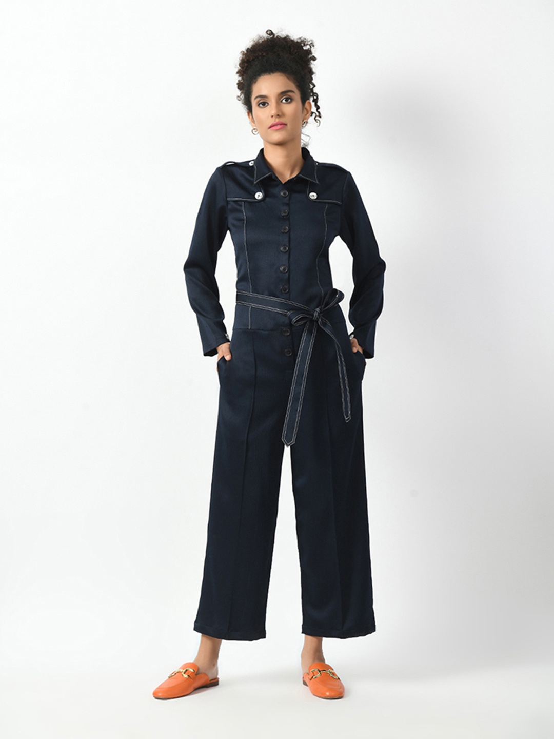 

OFFICE & YOU Basic Jumpsuit, Navy blue