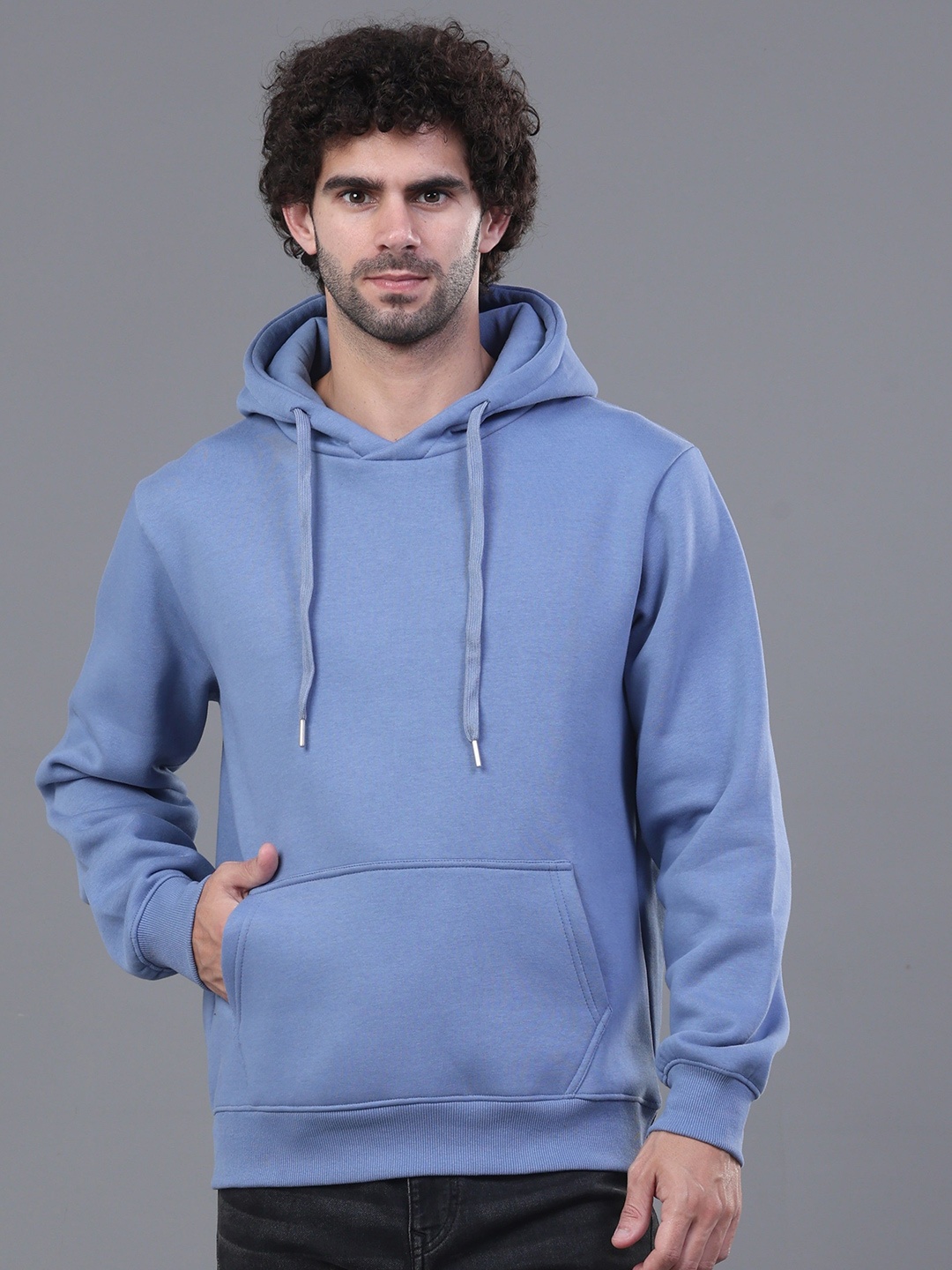 

Canjuice Men Hooded Sweatshirt, Blue