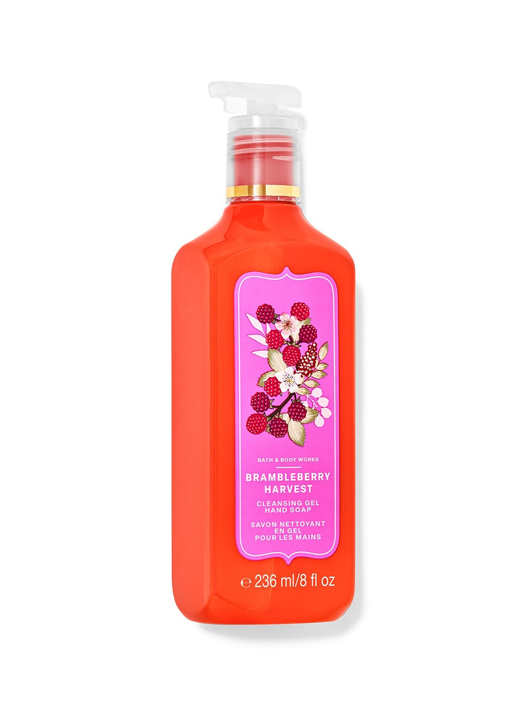 

Bath & Body Works Brambleberry Harvest Cleansing Gel Hand Soap - 236ml, Orange