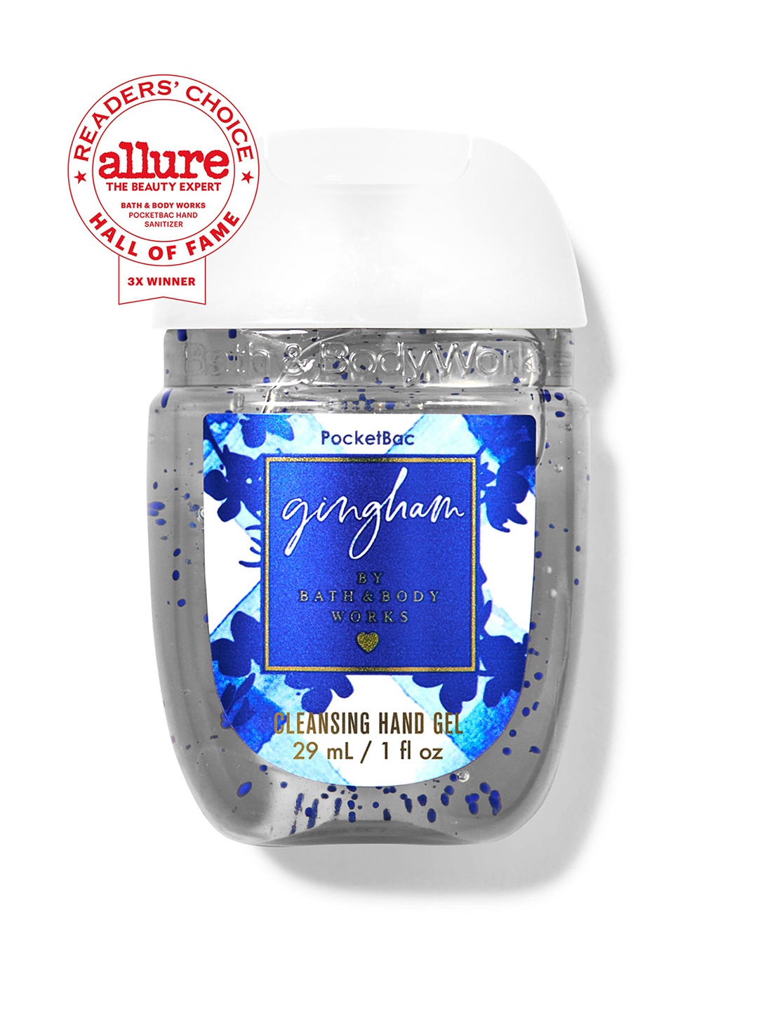 

Bath & Body Works Gingham Pocketbac Cleansing Hand Gel - 29ml, Blue