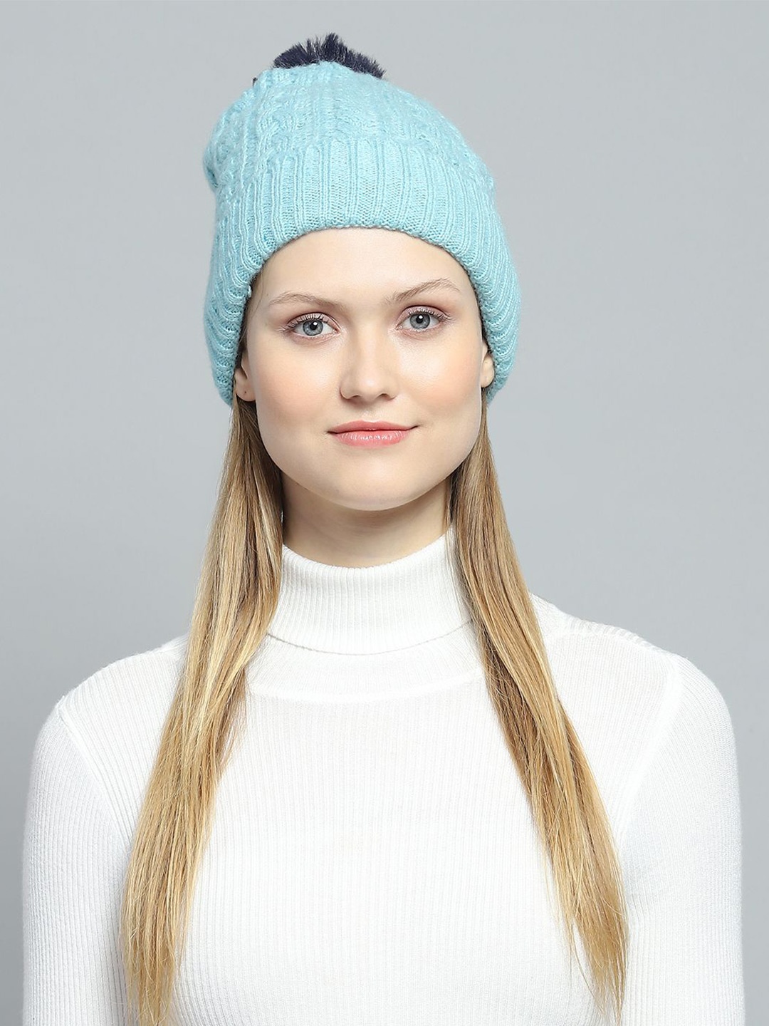 

Monte Carlo Women Woollen Beanie, Blue