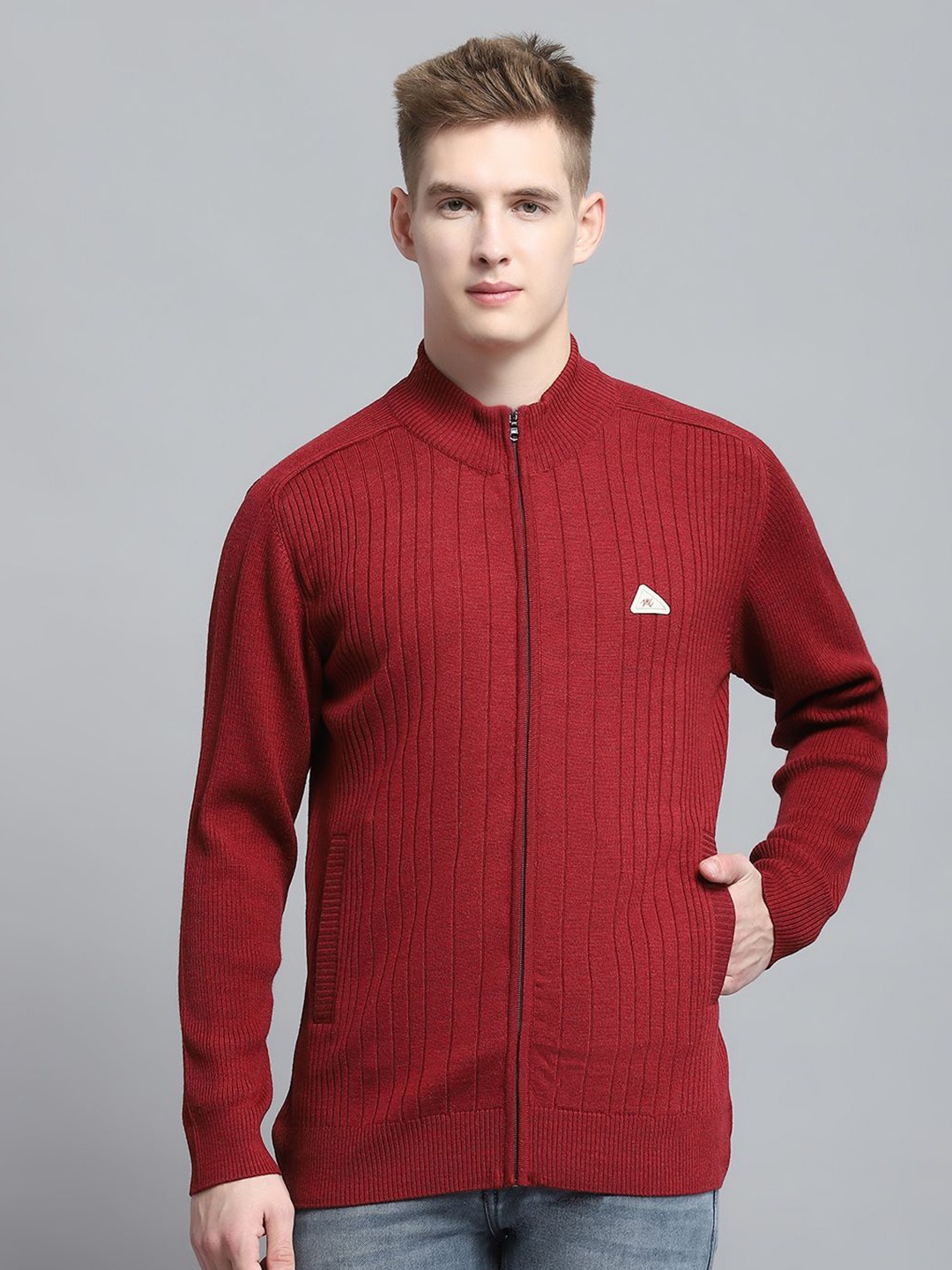 

Monte Carlo Men Woollen Pullover, Maroon