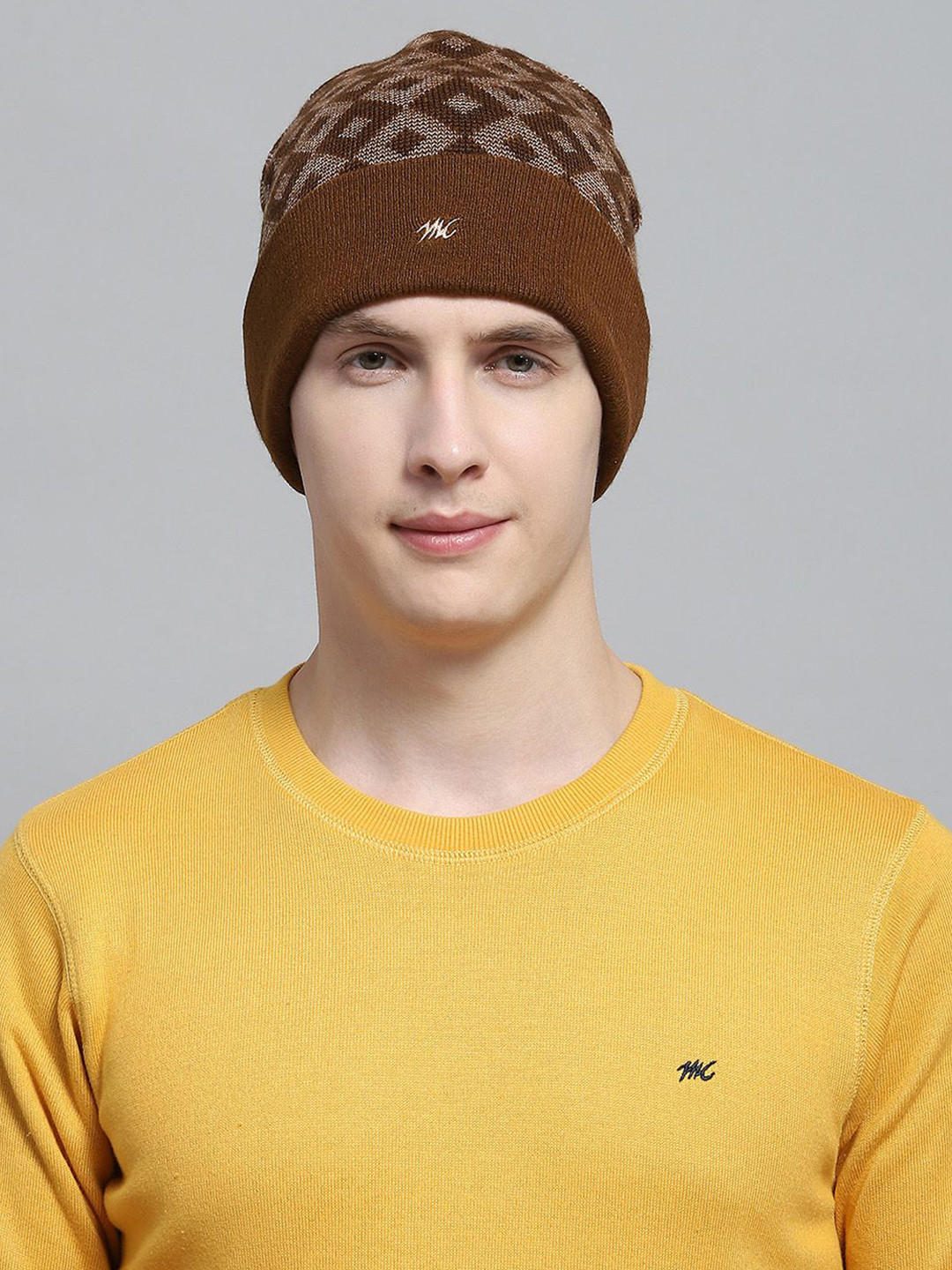 

Monte Carlo Men Woollen Beanie, Brown