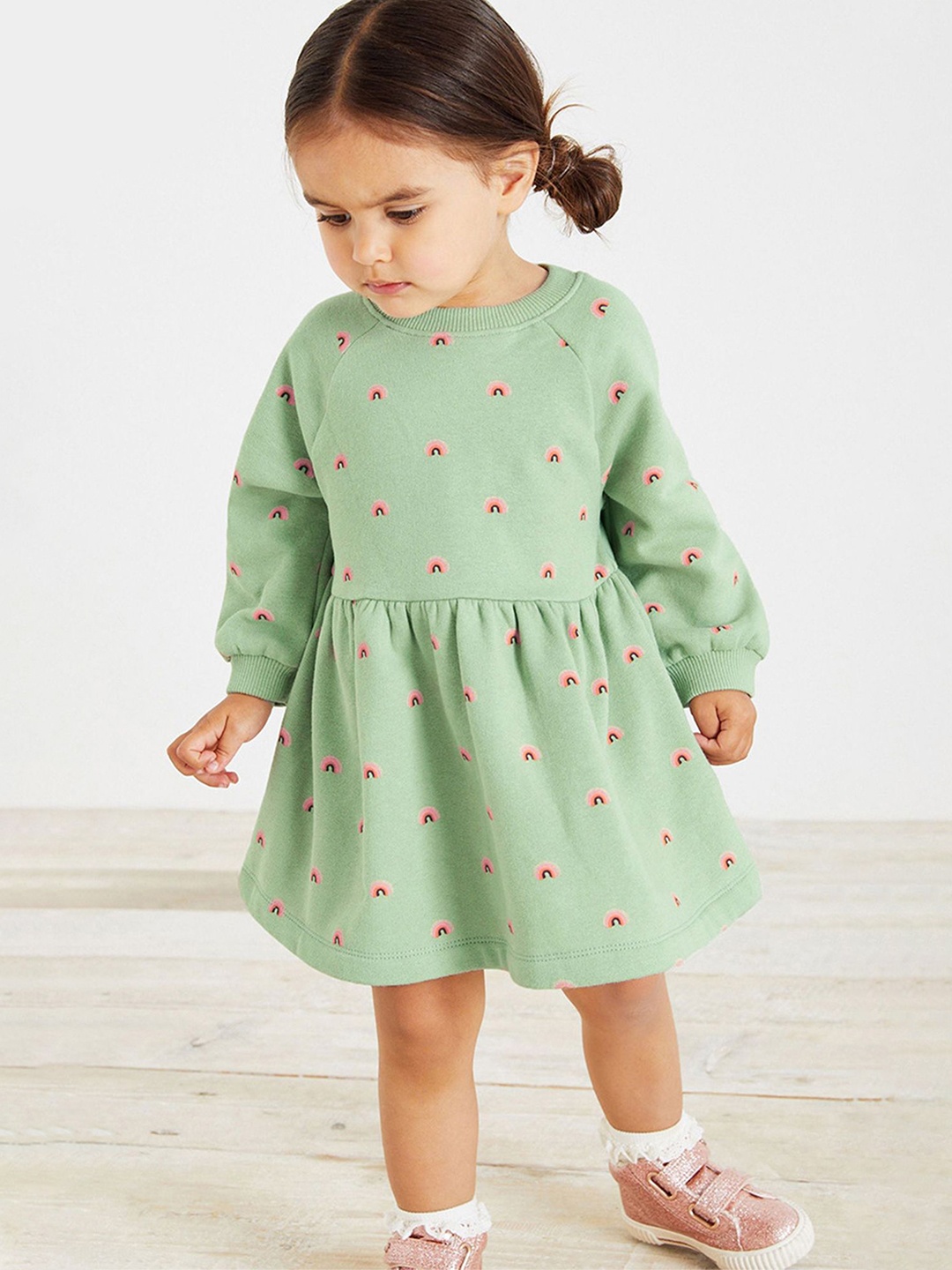 

LULU & SKY Organic Cotton Dress, Green