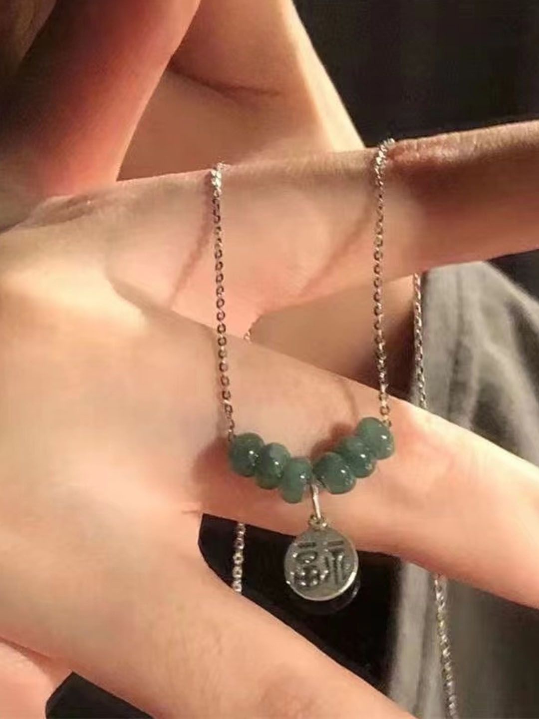 

StyleCast Silver-Toned Beaded Elegant Minimal Chain