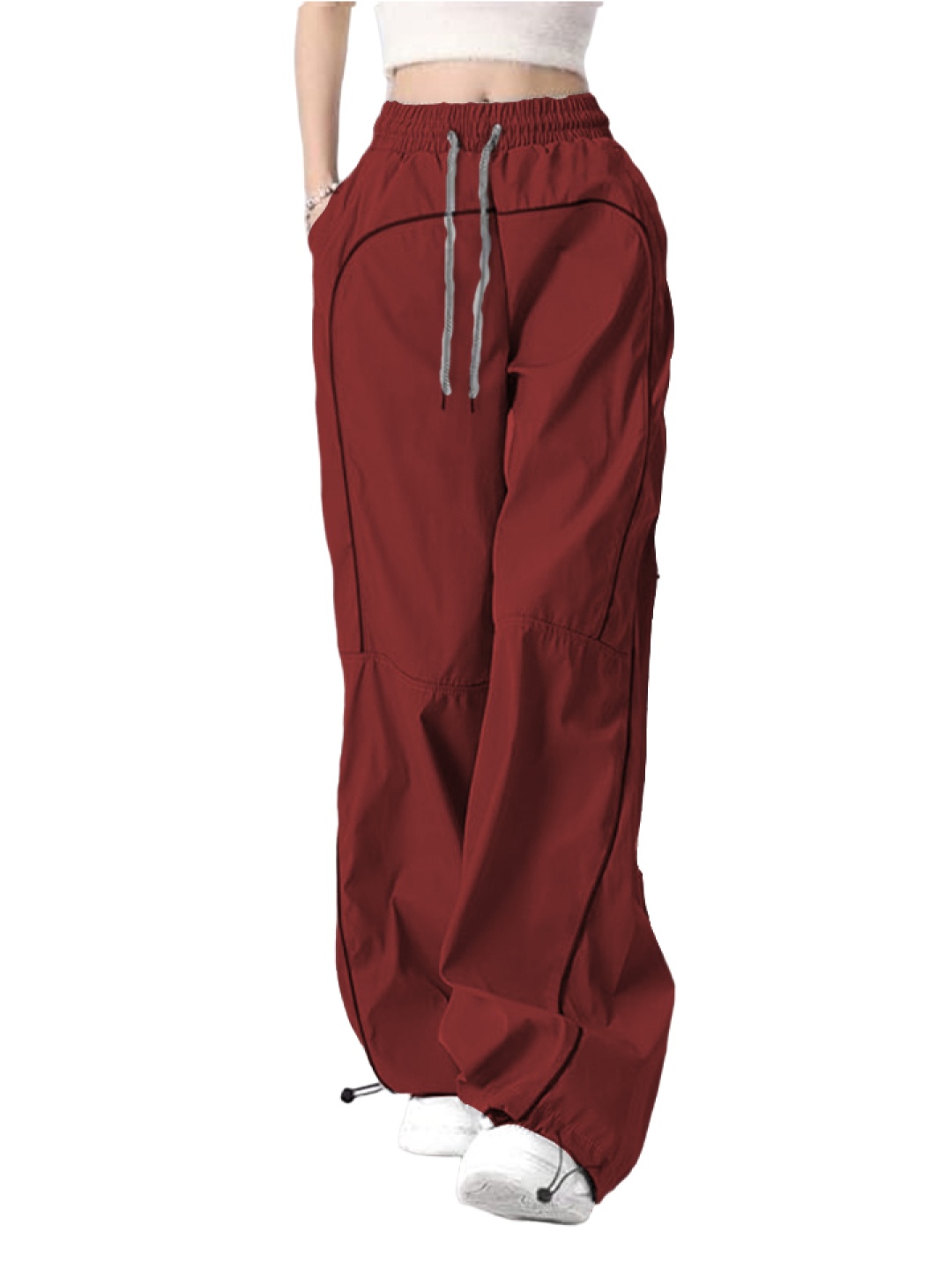 

TABADTOD Relaxed Loose Fit Trouser, Maroon