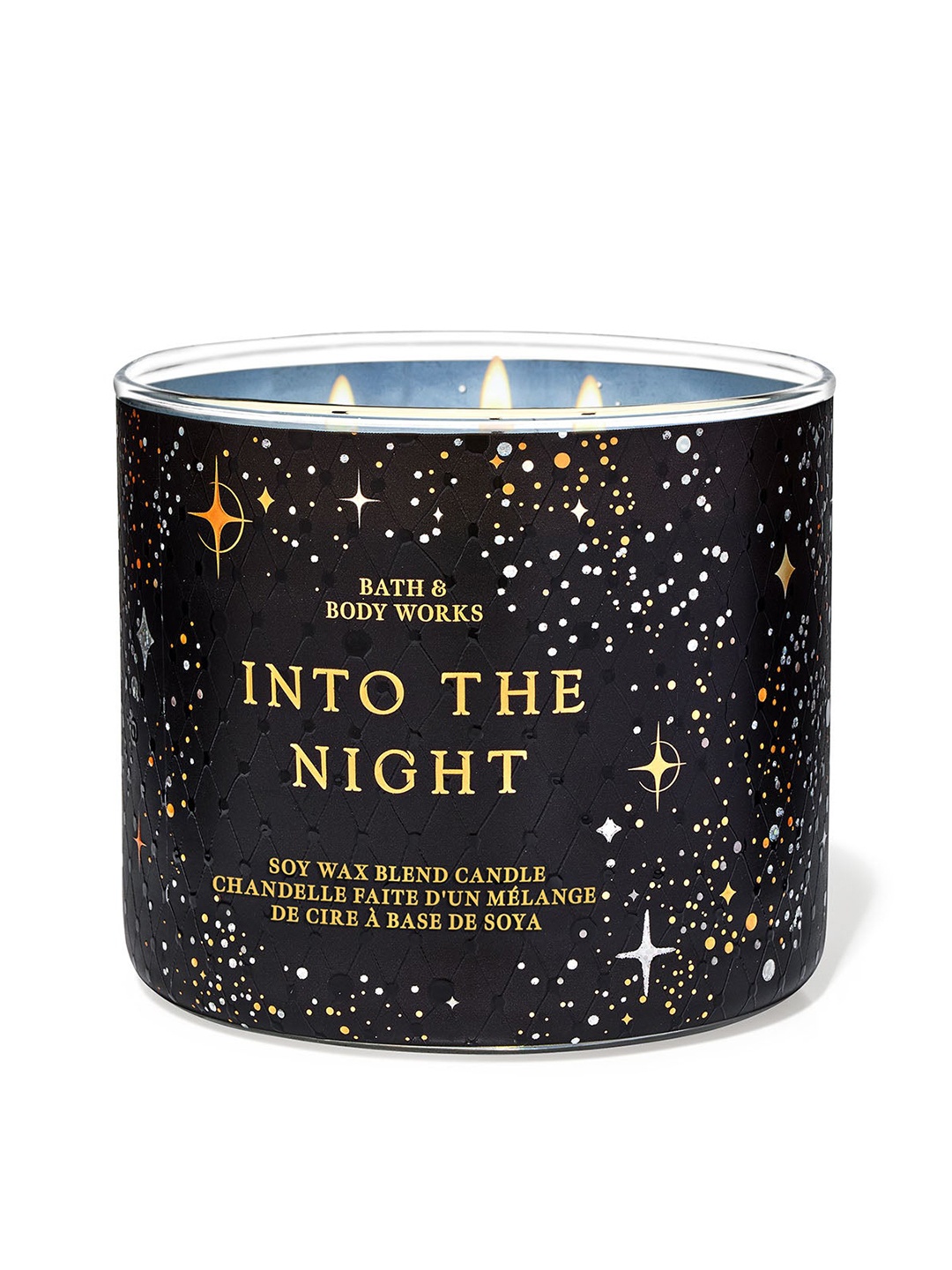 

Bath & Body Works Into The Night 3-Wick Candle - 411 g, Black