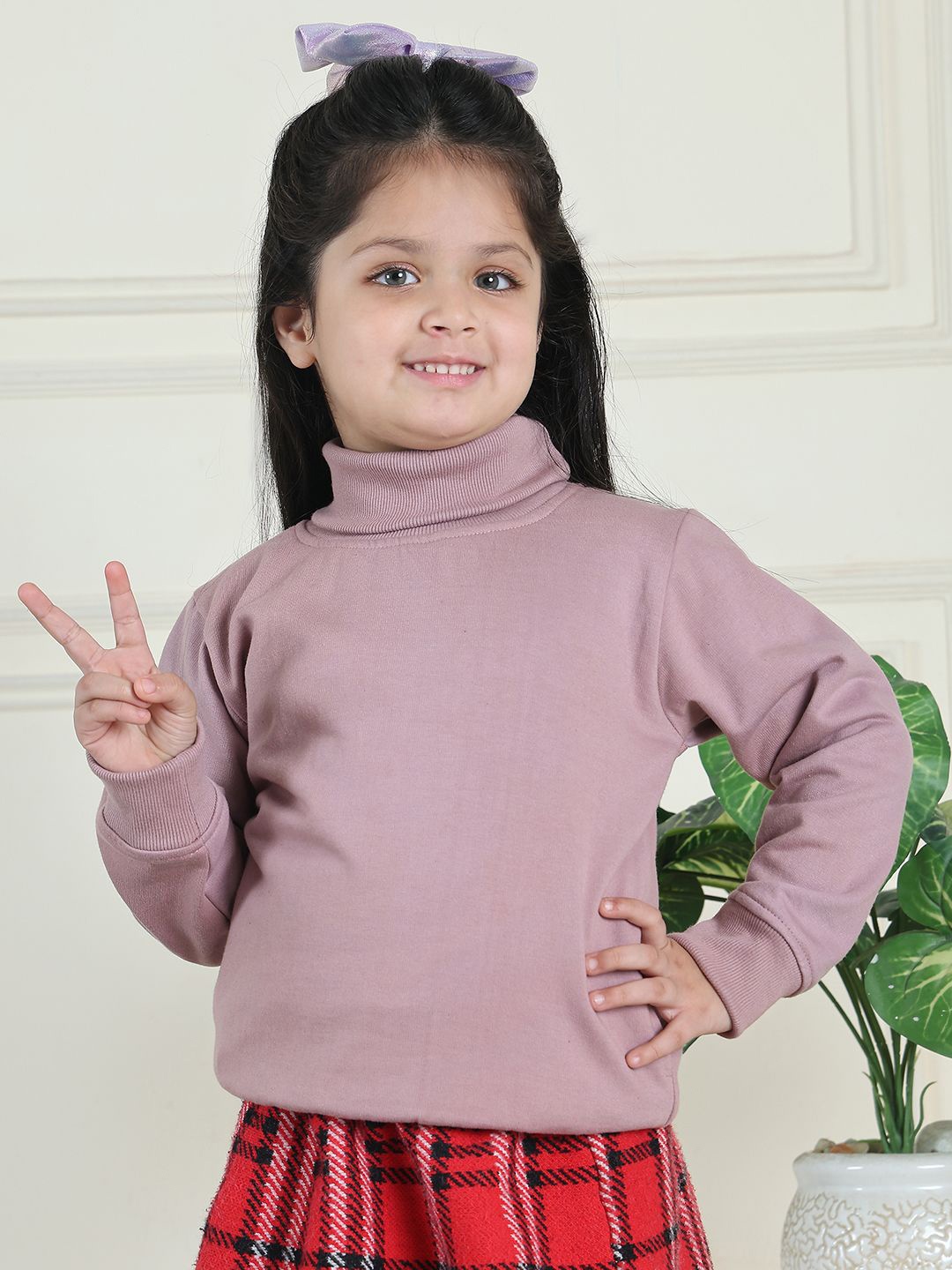 

MINI & MING Girls Sweatshirt, Mauve