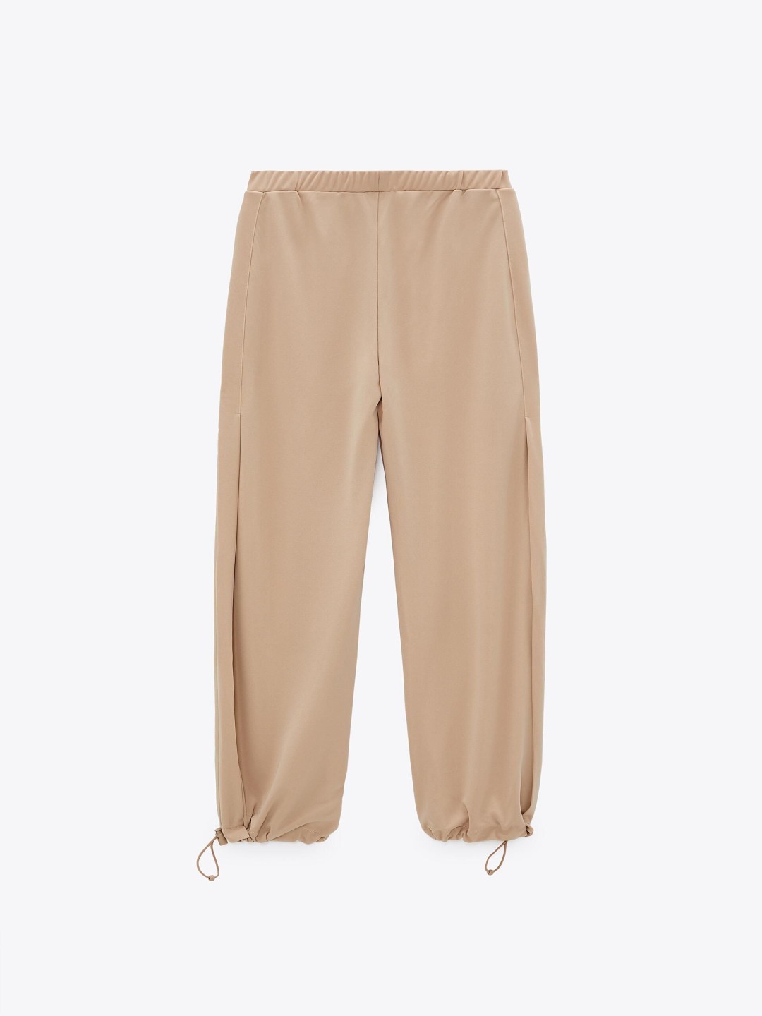 

ZARA Women Trousers, Beige