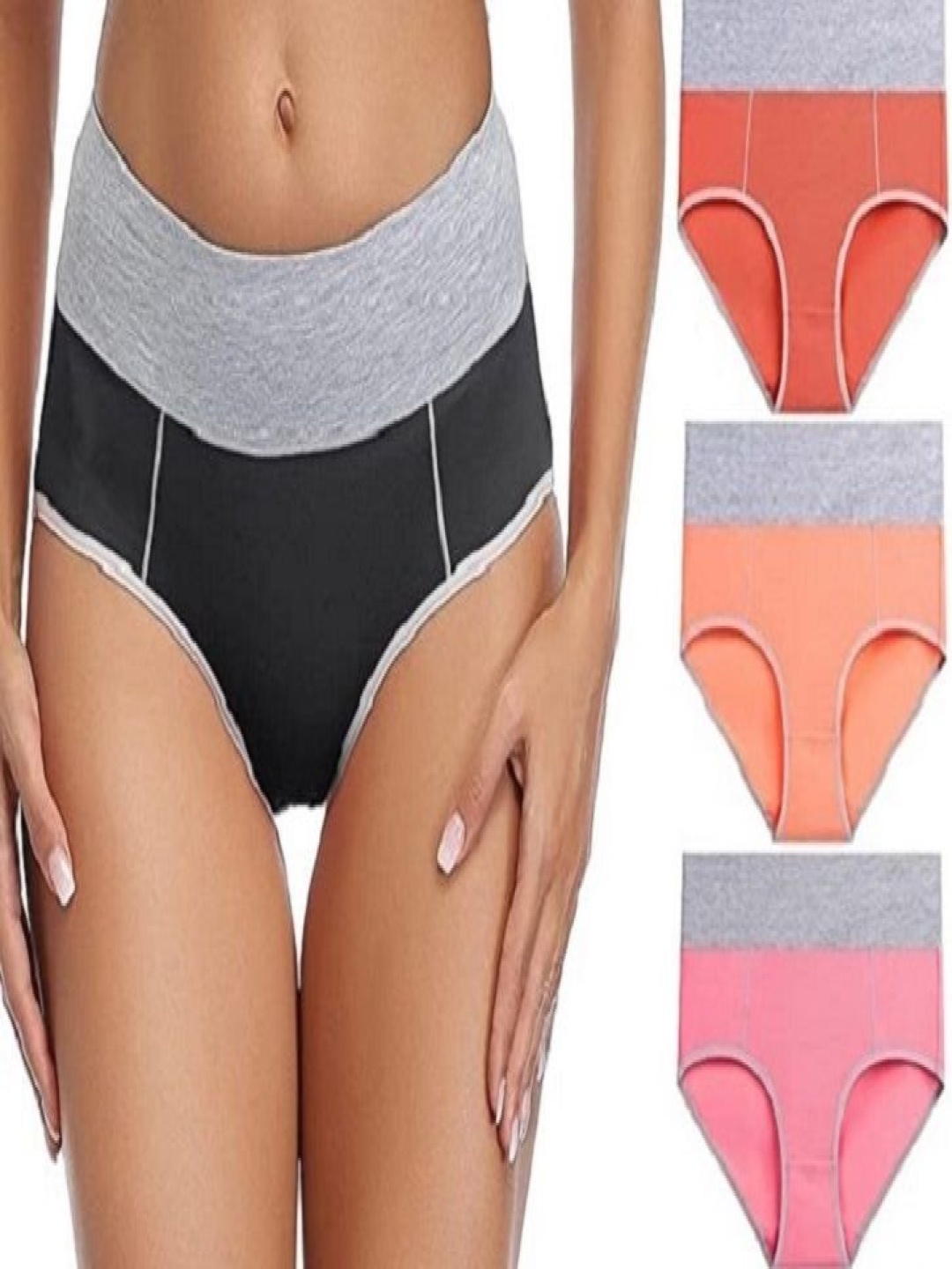 

Diving Deep Pack Of 3 Hipster Briefs AG_4_New Pack of 3_XL, Grey