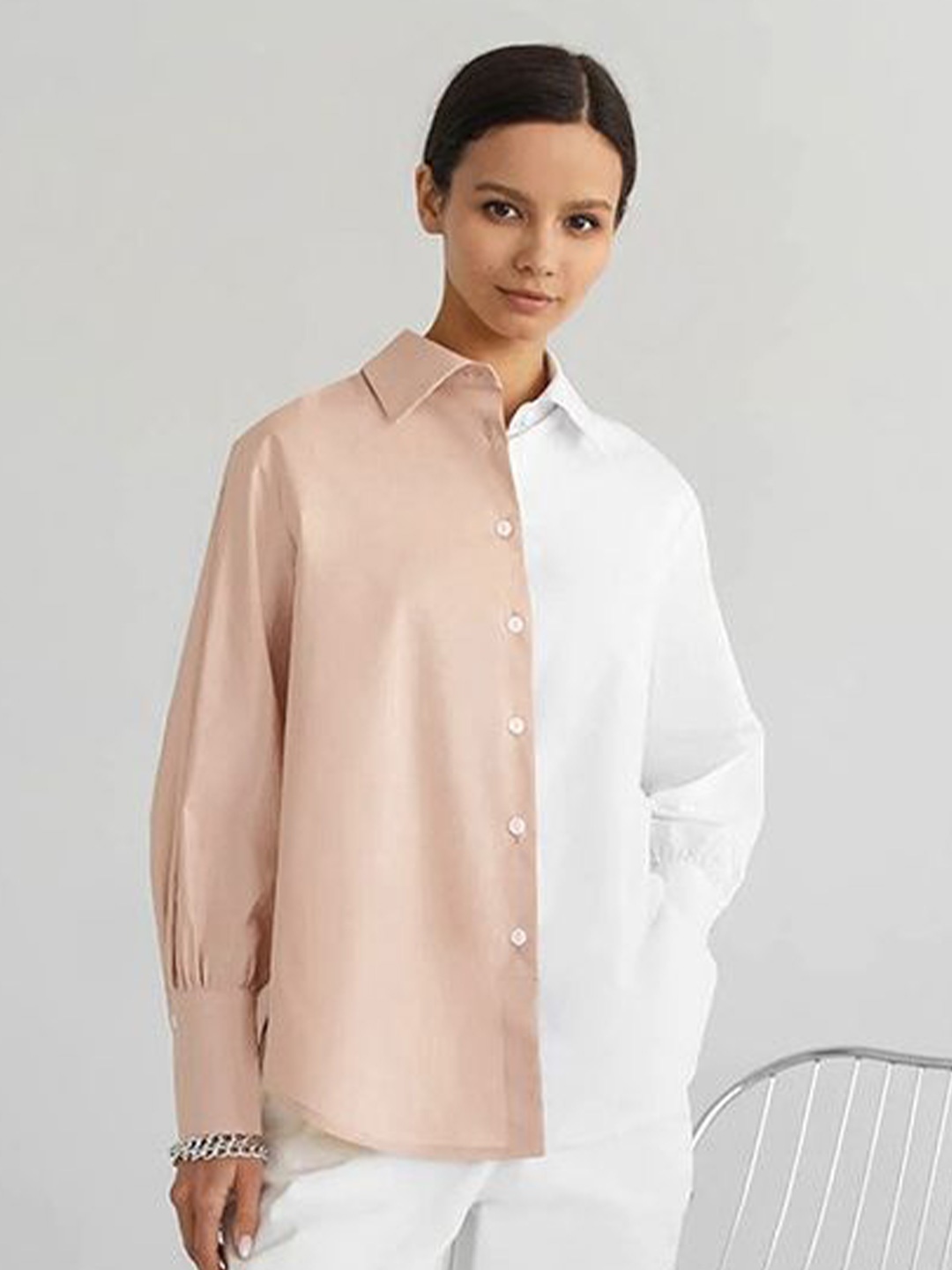 

LULU & SKY Shirt Style Top, Multi