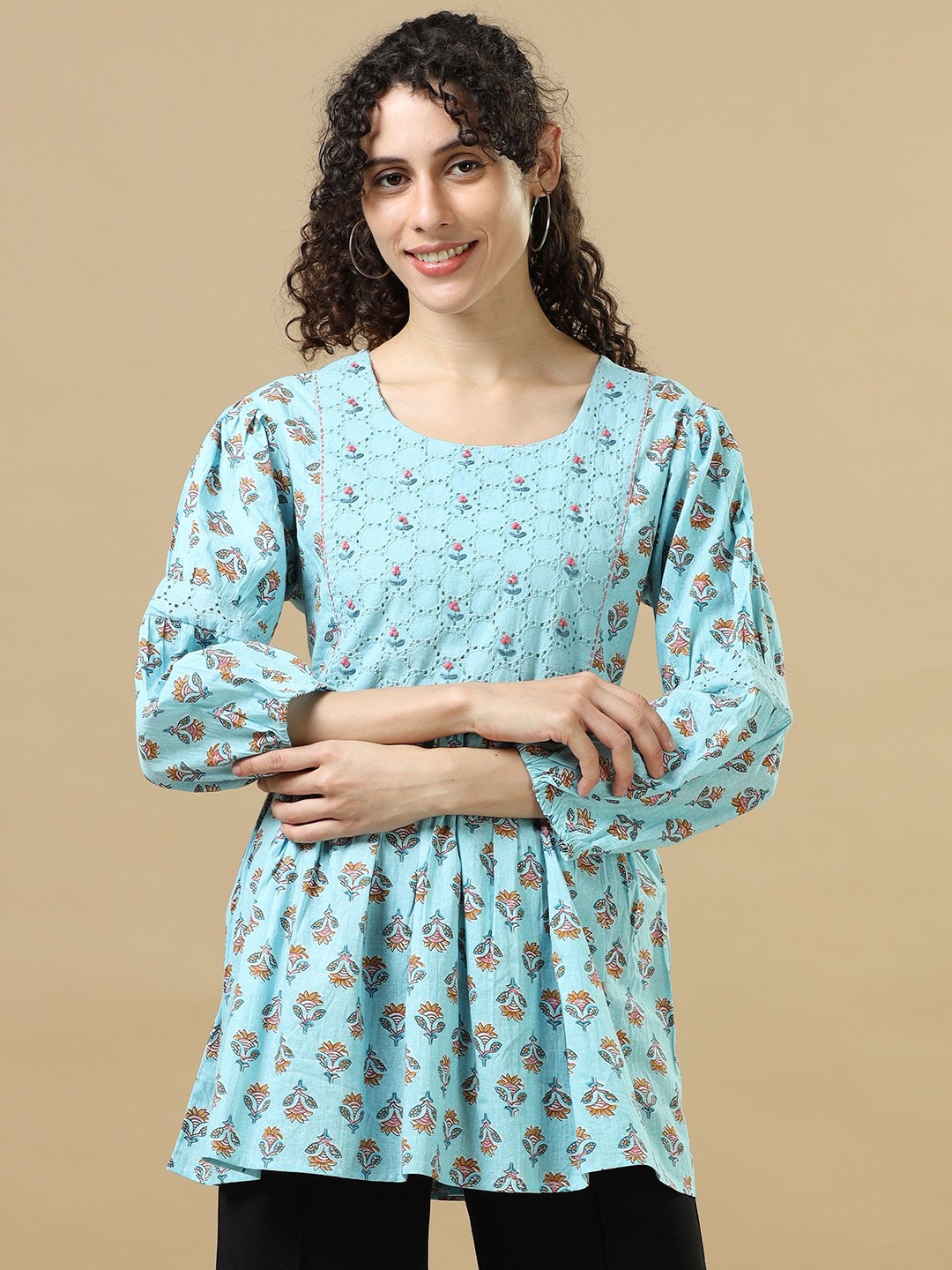 

Hassu's Printed Tunic, Blue