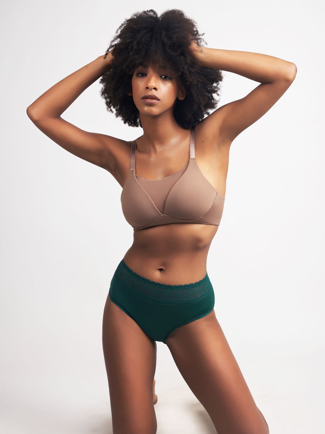 

Chelvet Bra Full Coverage Lightly Padded, Brown