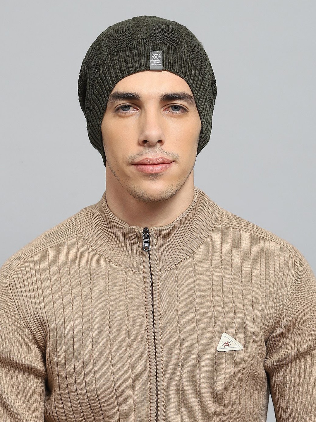 

Monte Carlo Men Woollen Beanie, Olive