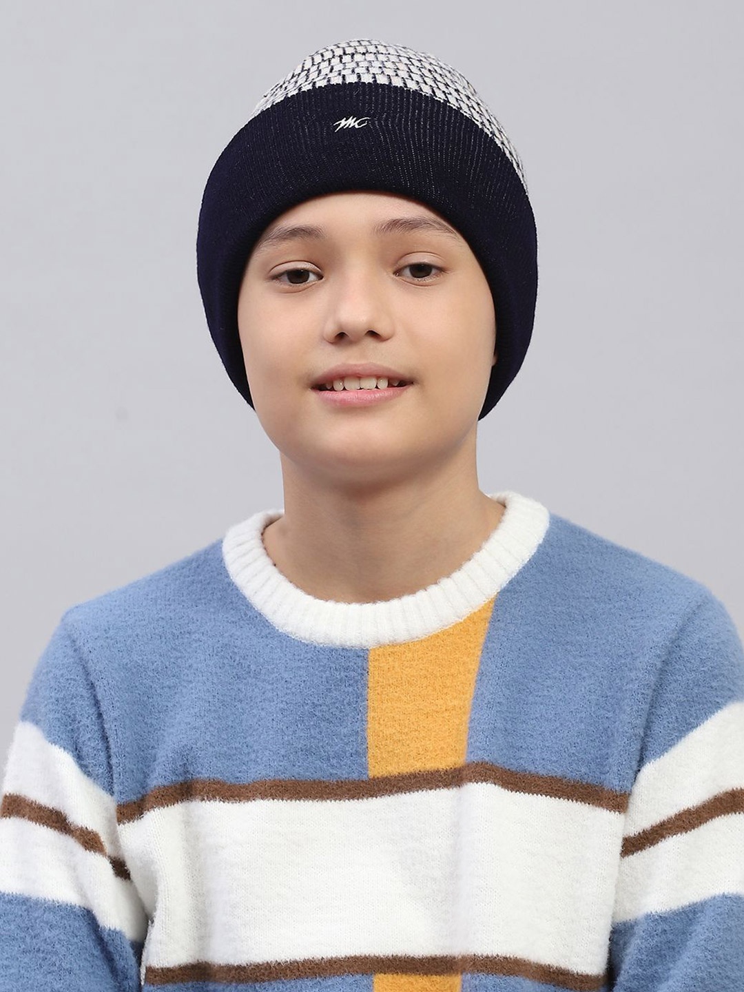 

Monte Carlo Boys Woollen Beanie, Navy blue