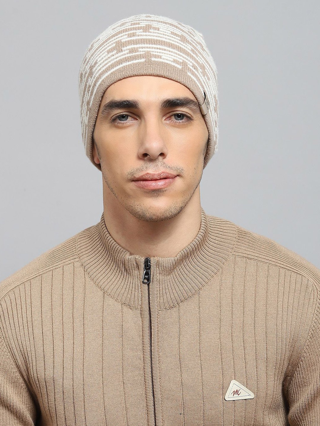

Monte Carlo Men Woollen Beanie, Beige