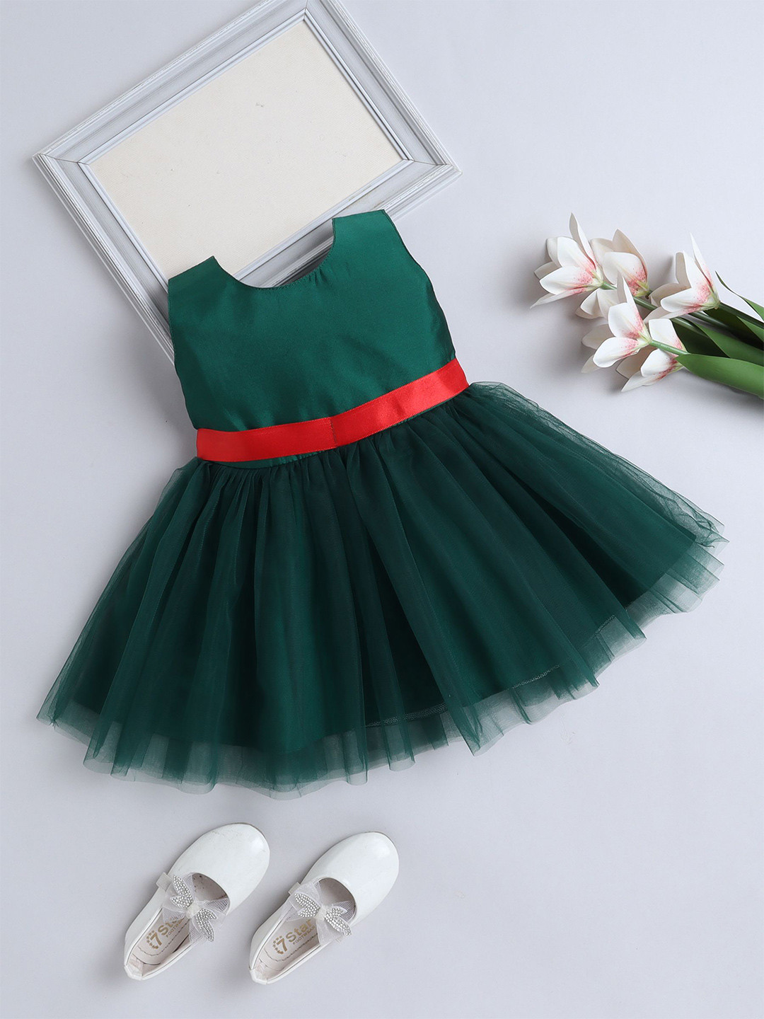 

The Magic Wand Fit & Flare Dress, Green