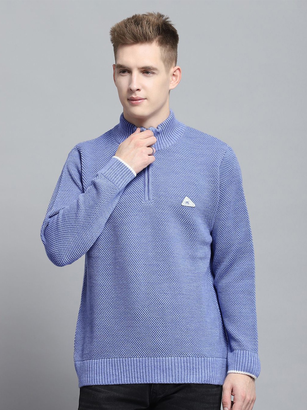 

Monte Carlo Men Woollen Pullover, Blue