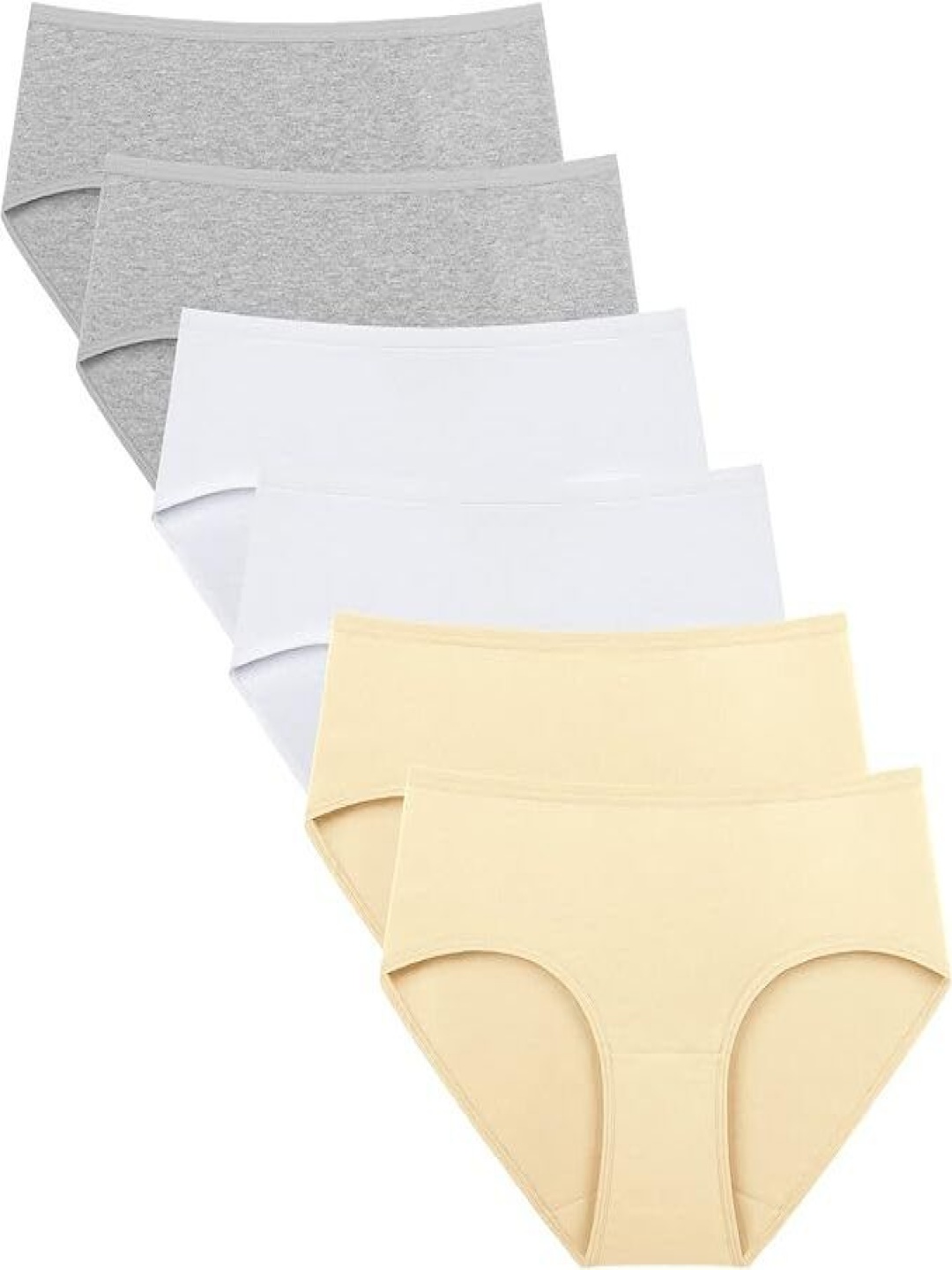 

Diving Deep Pack Of 6 Hipster Briefs 9_4Folder Pantties 6 Pack_XL, White