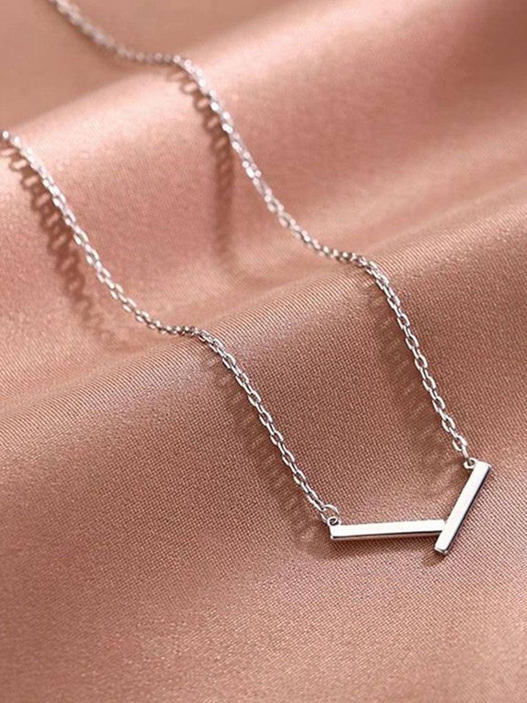 

StyleCast Silver-Toned Elegant Minimal Chain