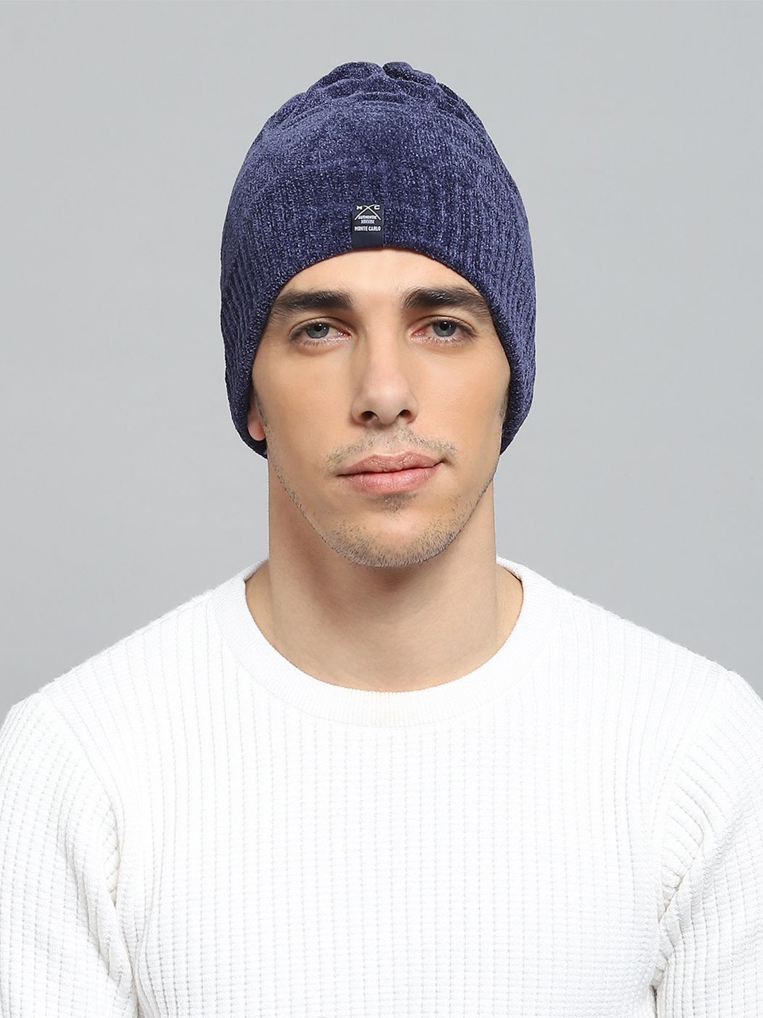 

Monte Carlo Men Woollen Beanie, Navy blue