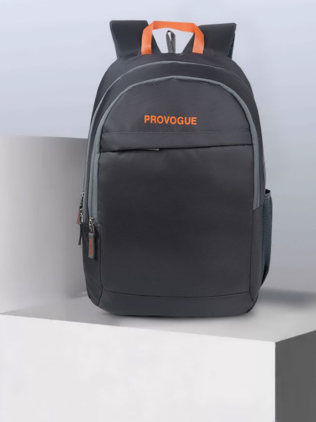 

Provogue Unisex Backpack with Compression Straps, Grey