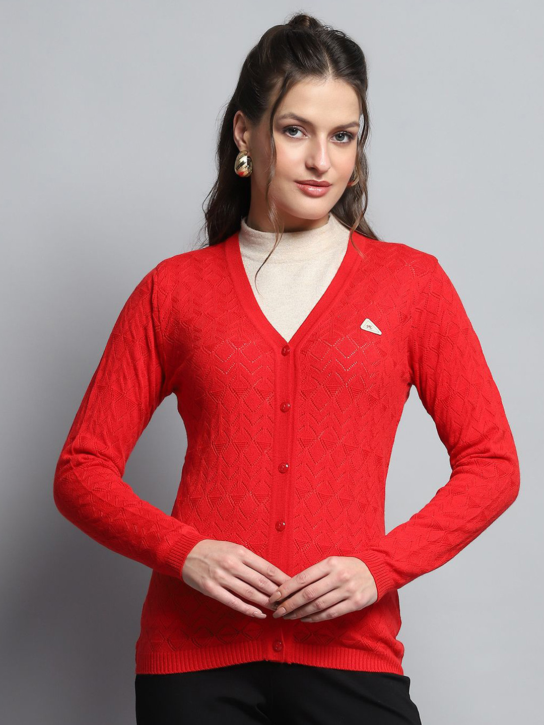 

Monte Carlo Women Woollen, Red