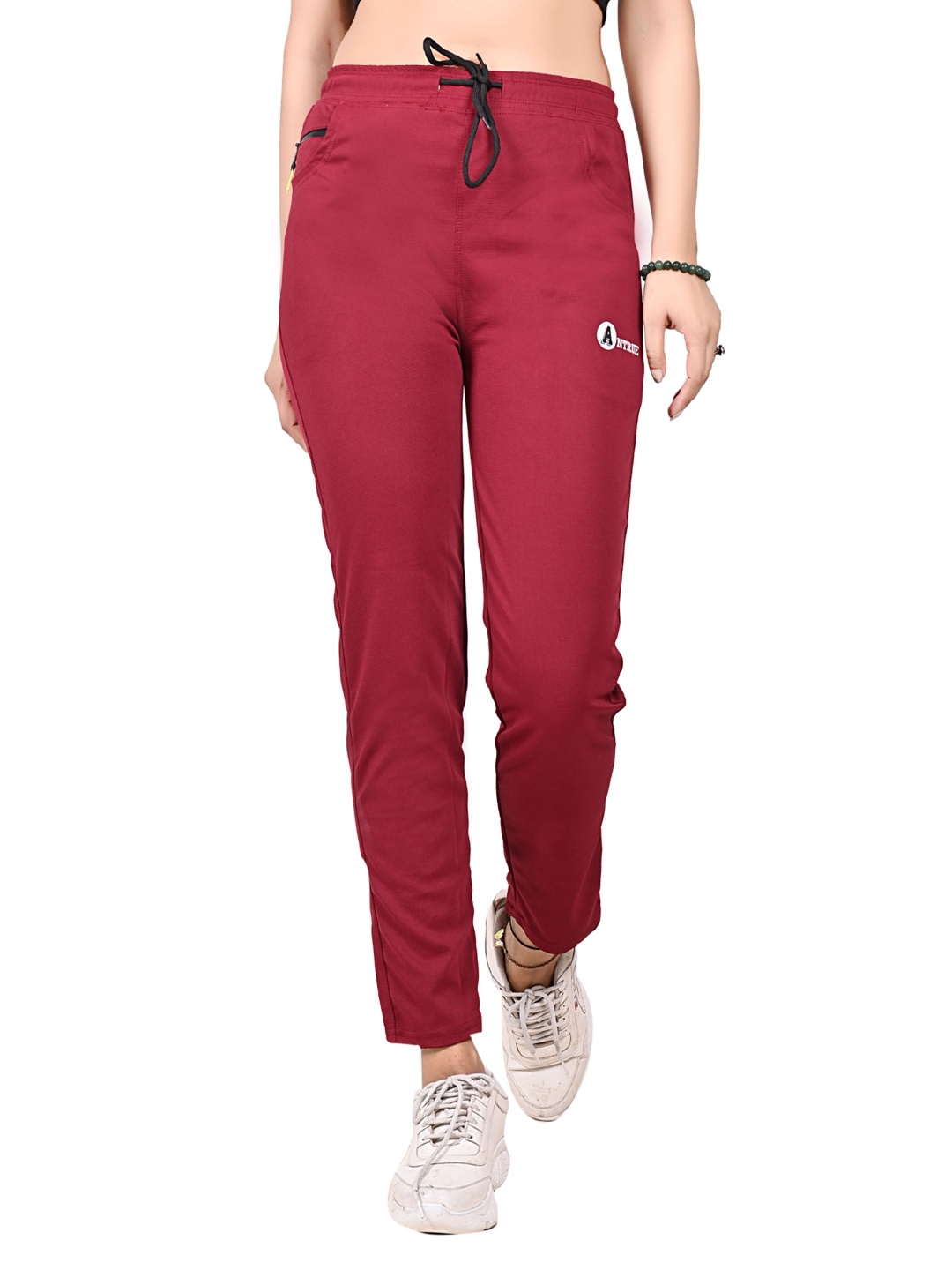 

ANTRUE Women Dry-Fit Track Pants, Maroon