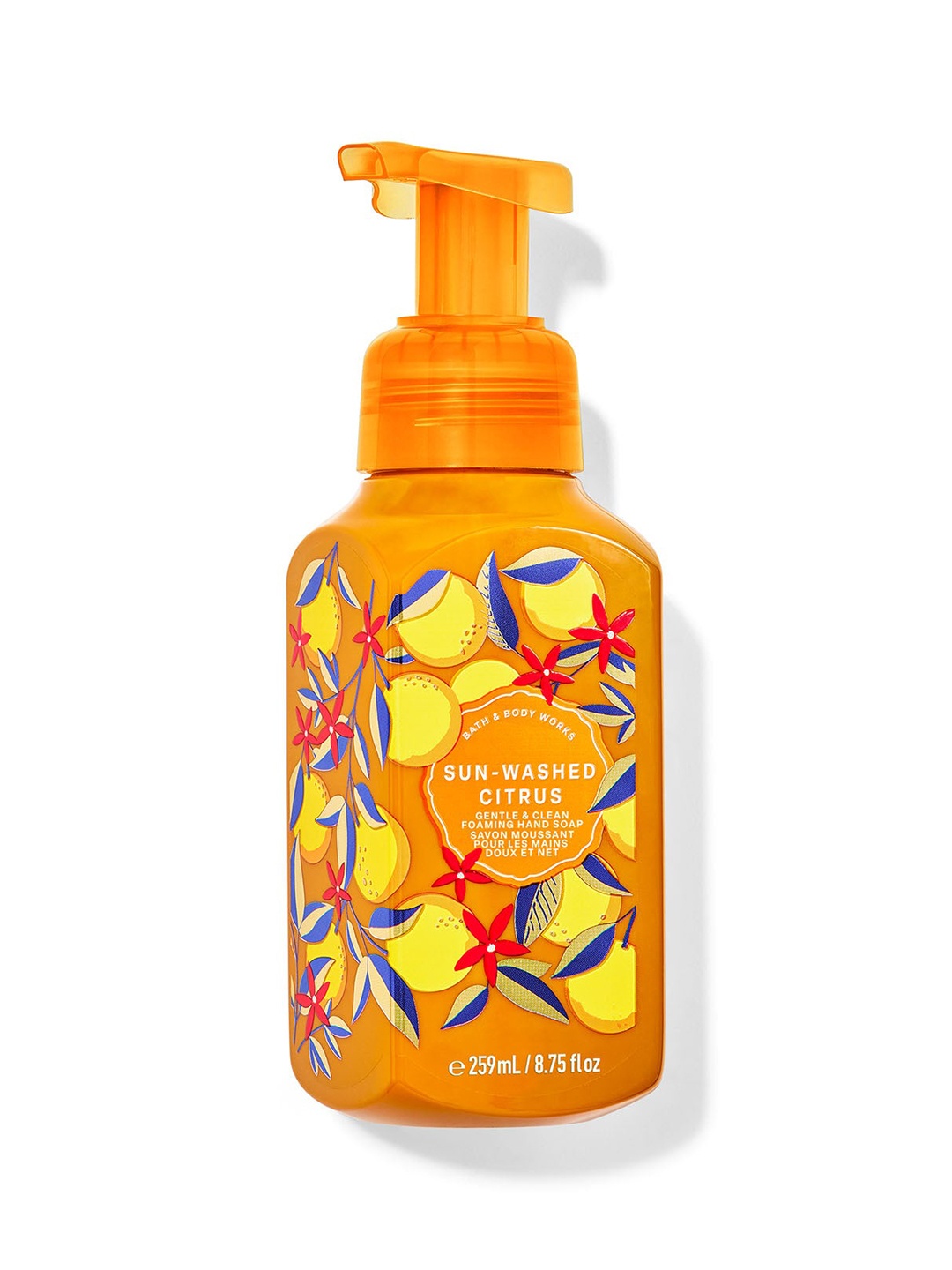 

Bath & Body Works Sun-Washed Citrus Gentle & Clean Foaming Hand Soap - 259ml, Orange