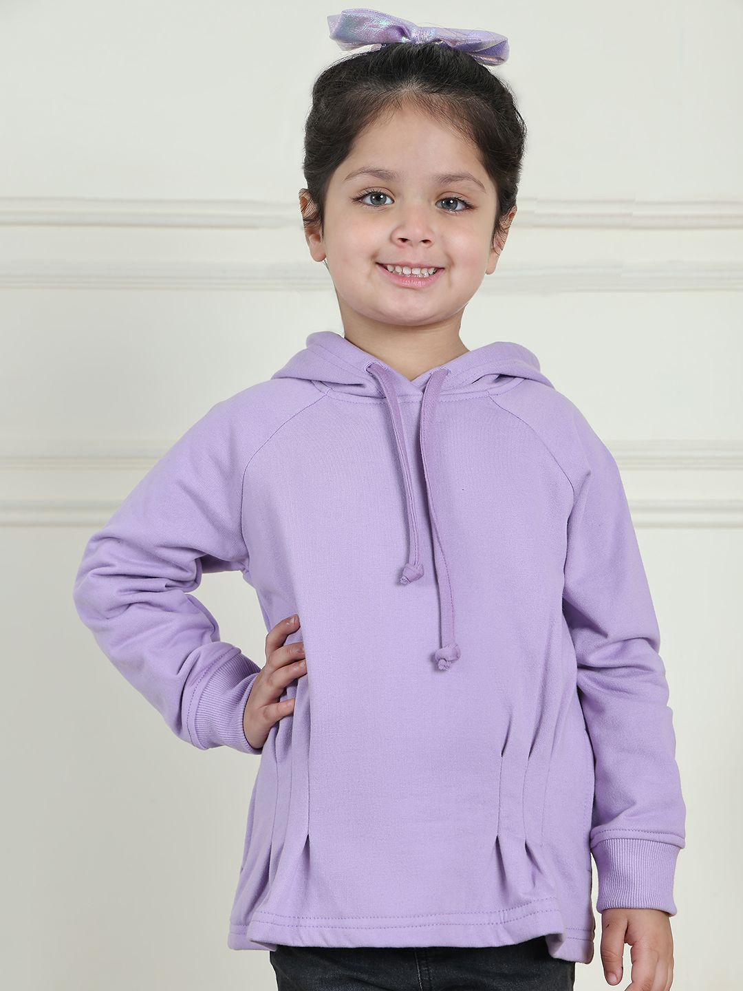 

MINI & MING Girls Hooded Sweatshirt, Purple