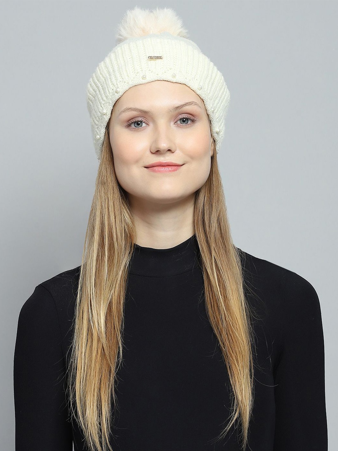 

Monte Carlo Women Woollen Beanie, Off white