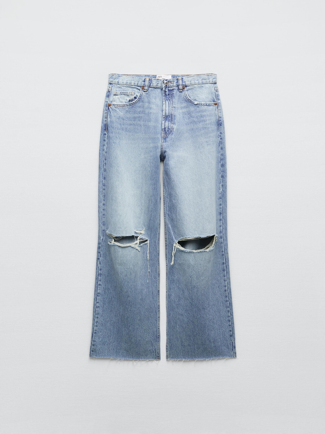 

ZARA Women Trousers, Blue