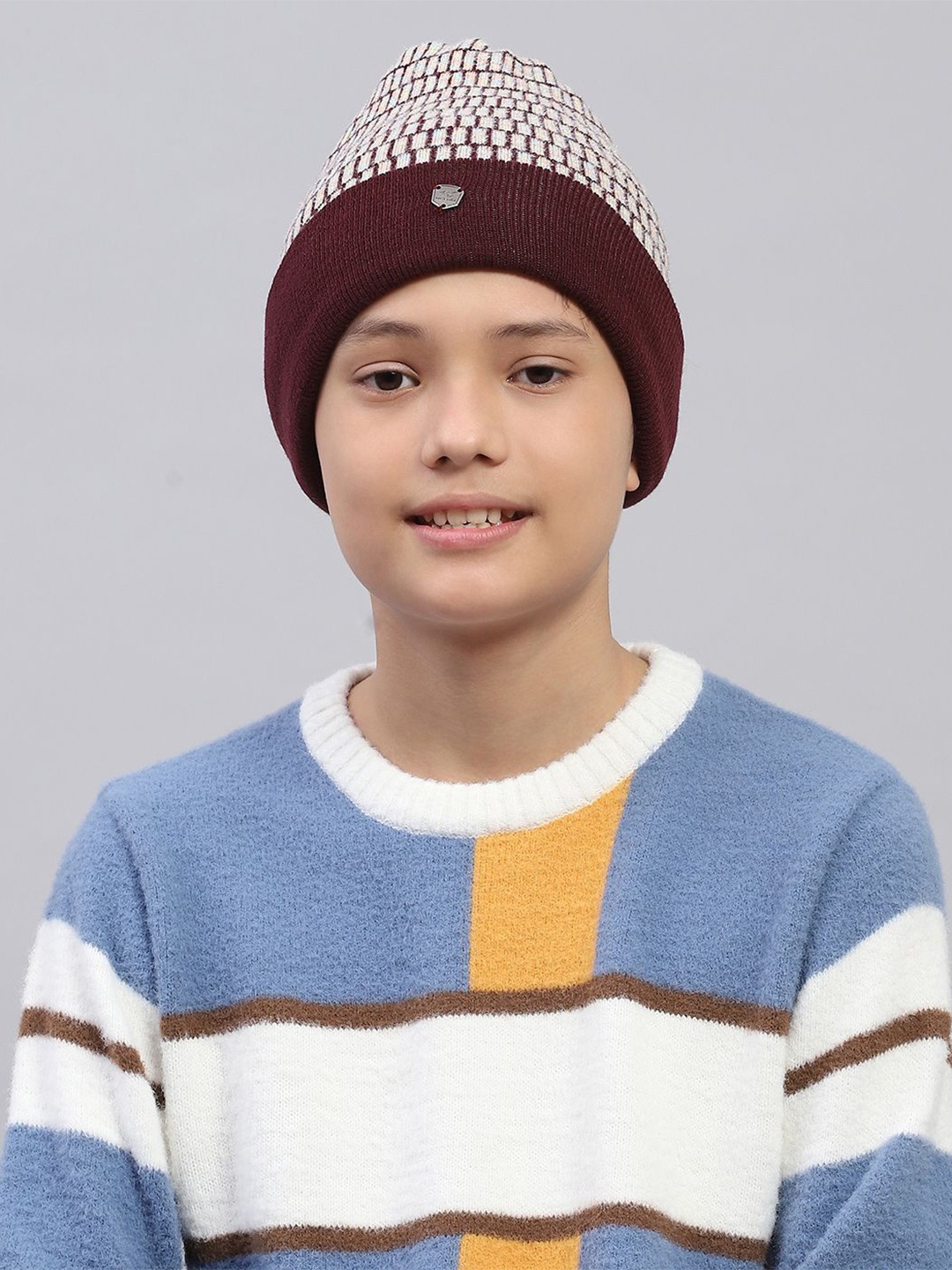 

Monte Carlo Boys Woollen Beanie, Maroon