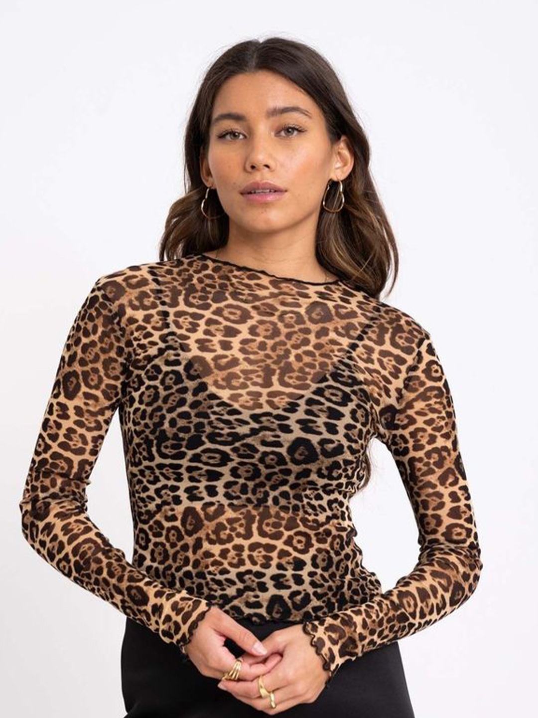 

LULU & SKY Animal Print Top, Multi