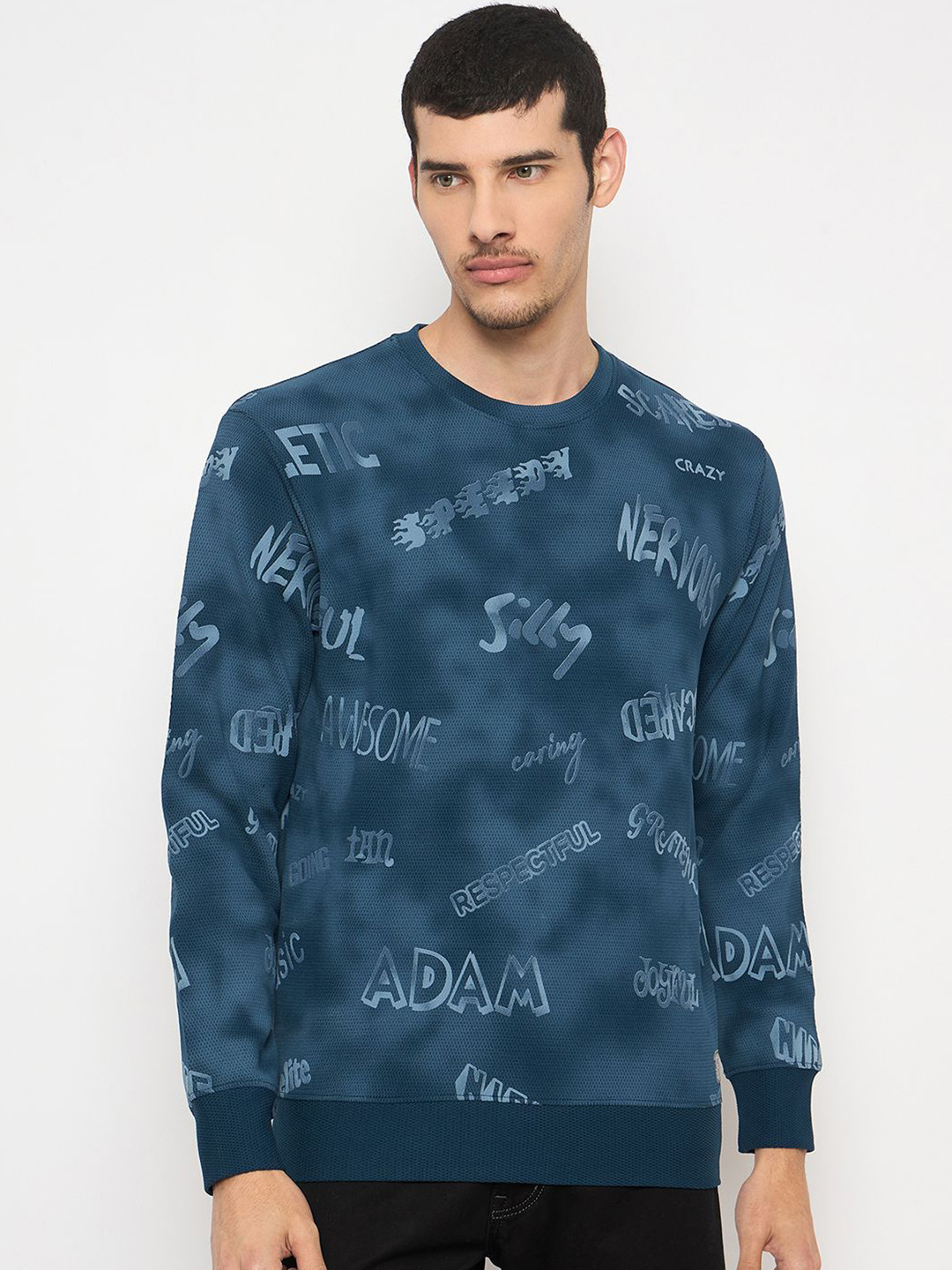 

Duke Men Printed Sweatshirt, Blue