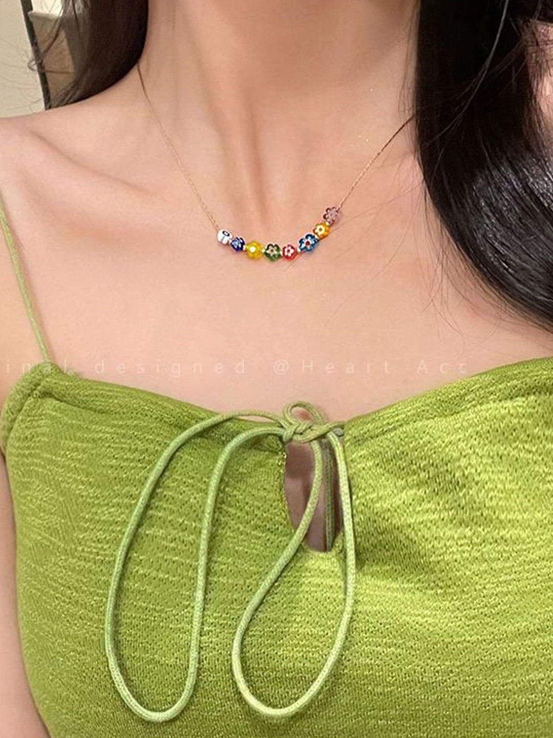 

StyleCast Elegant Silver-toned Minimal Floral Chain, Gold