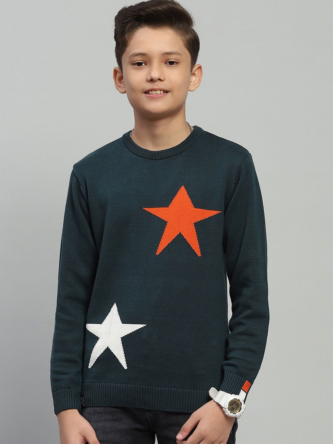 

Monte Carlo Boys Pullover, Green