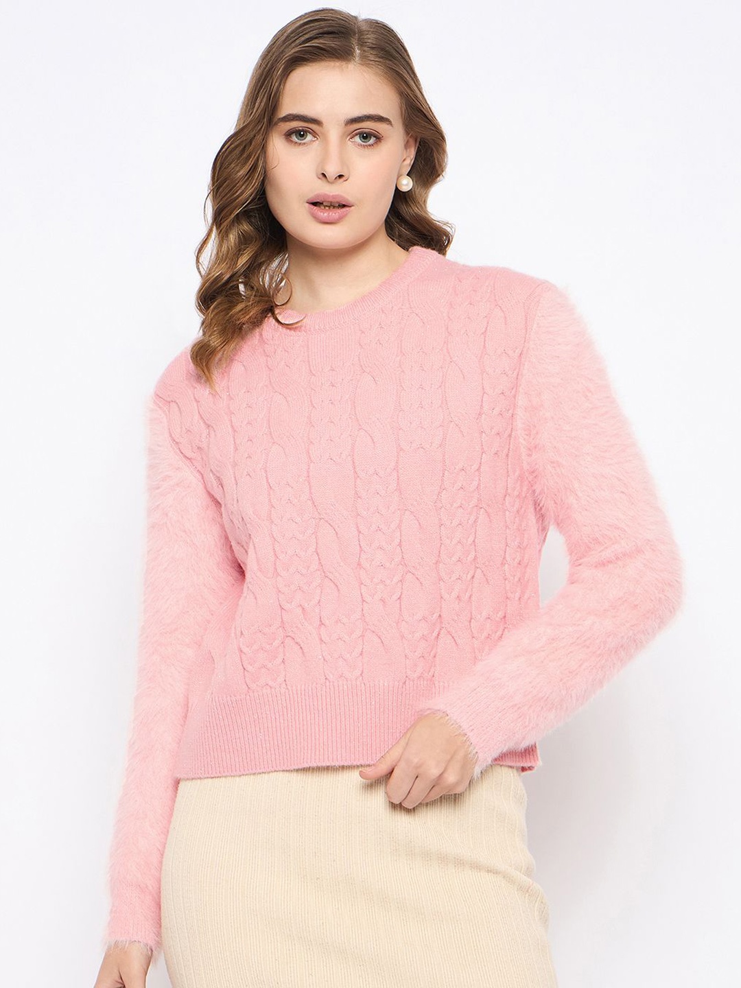 

Madame Women Pullover, Peach