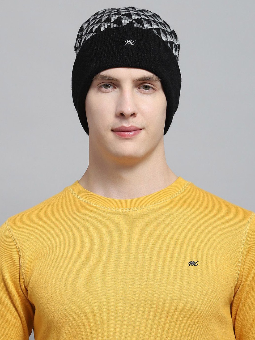 

Monte Carlo Men Woollen Beanie, Black