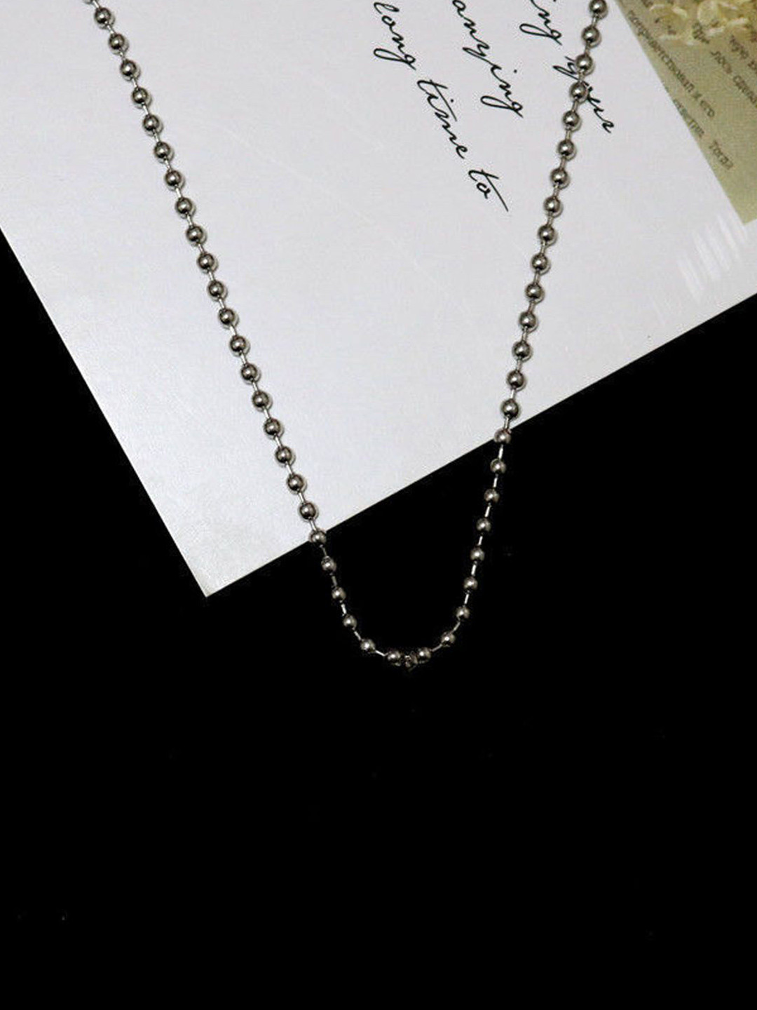 

StyleCast Silver-Toned Elegant Minimal Chain